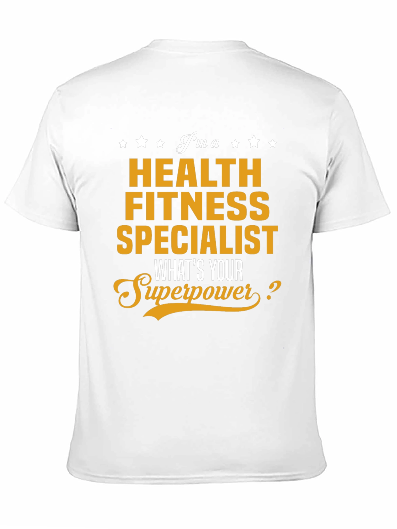 Black Health Fitness Specialist T-Shirt: Superpower Tee view 11
