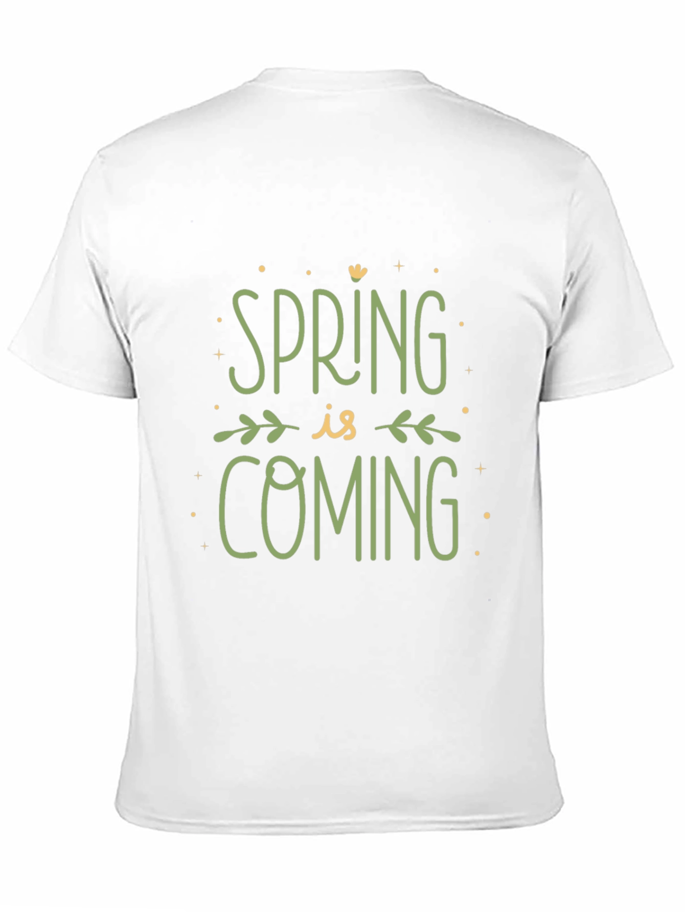 Black Spring is Coming Graphic Tee - Black view 11