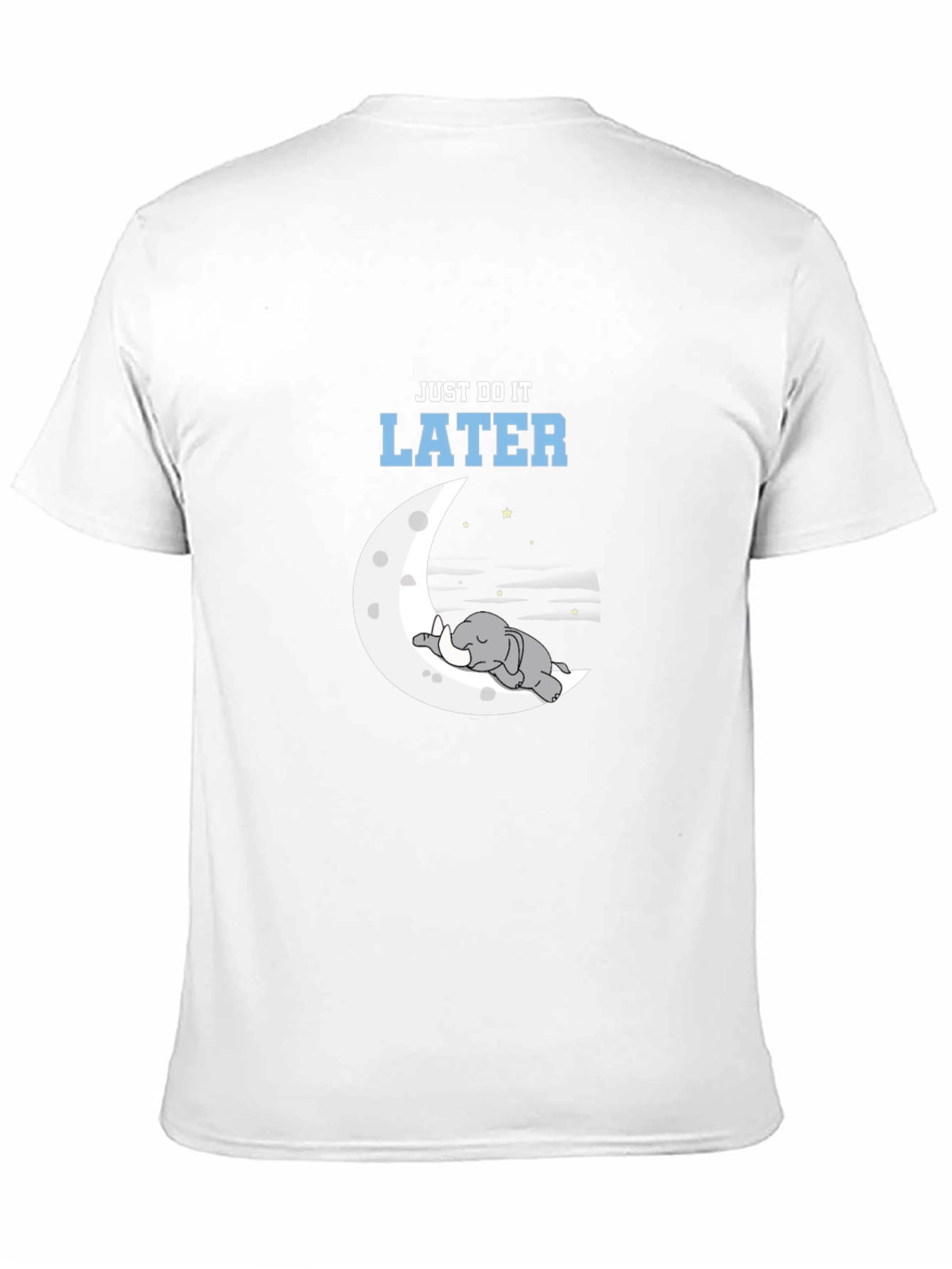 Black Just Do It Later T-Shirt view 11
