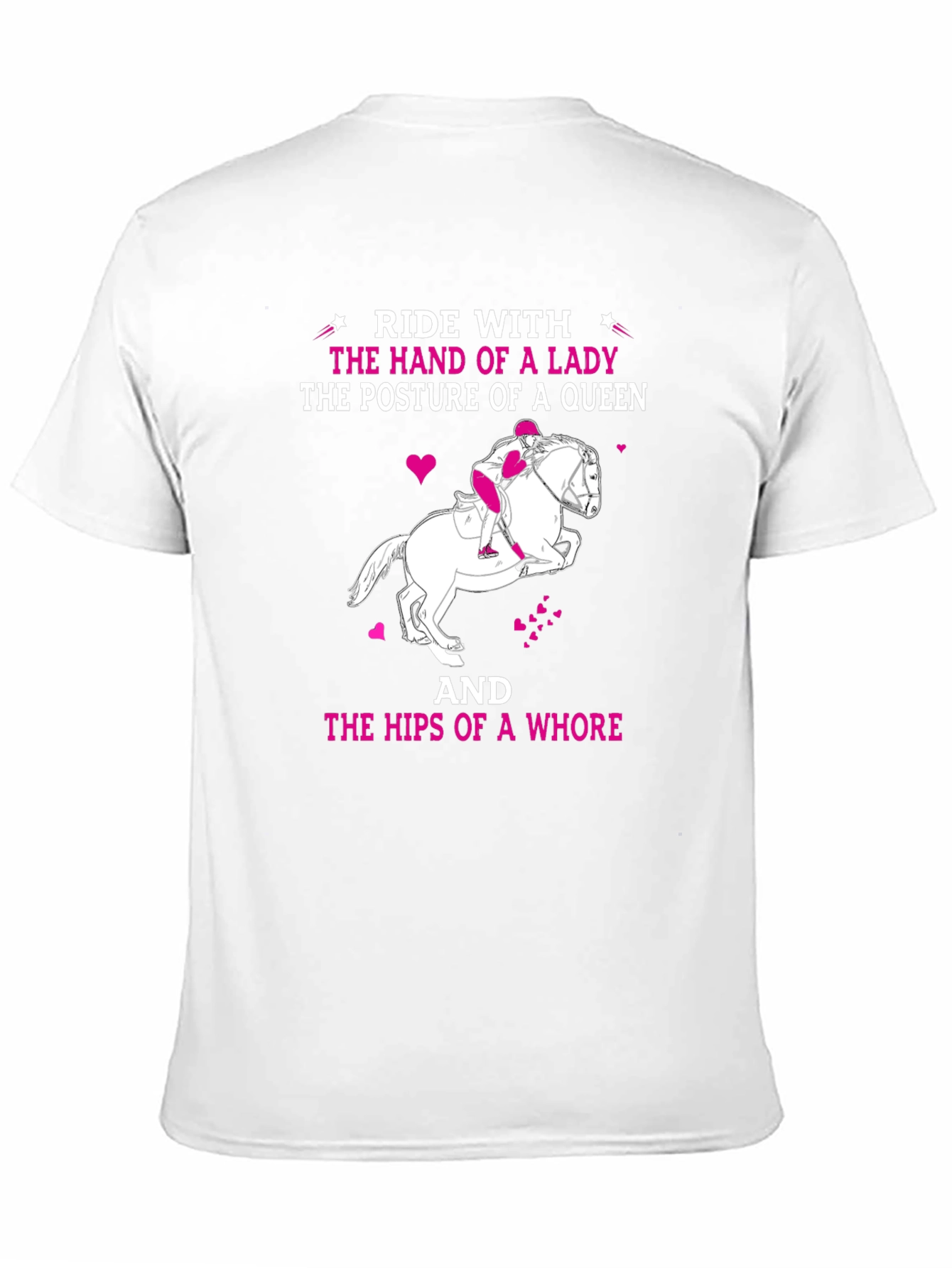 Black Ride With Lady Humor T-Shirt view 11