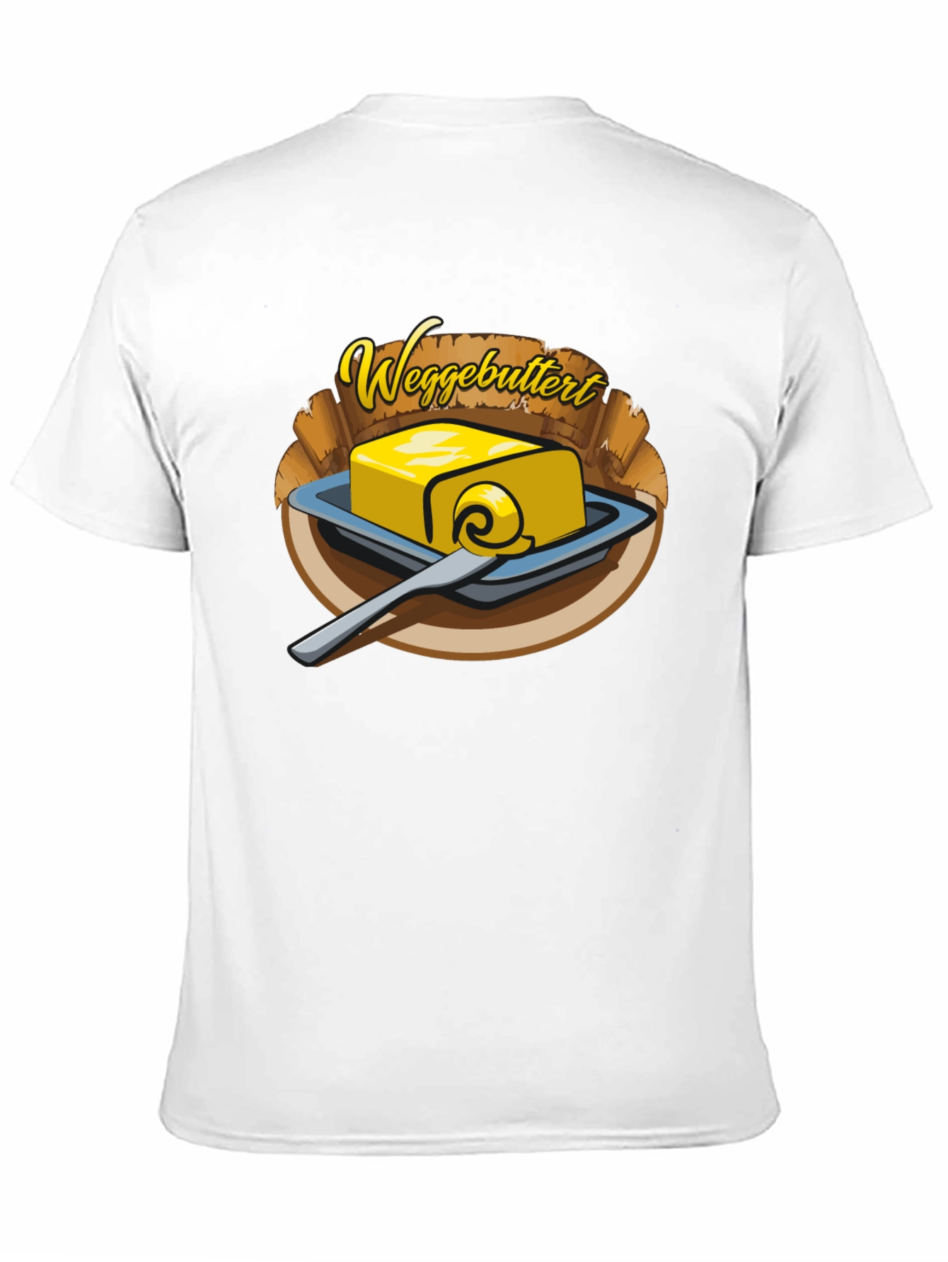 Black Weggebuttert T-Shirt - Butter Design Tee view 11