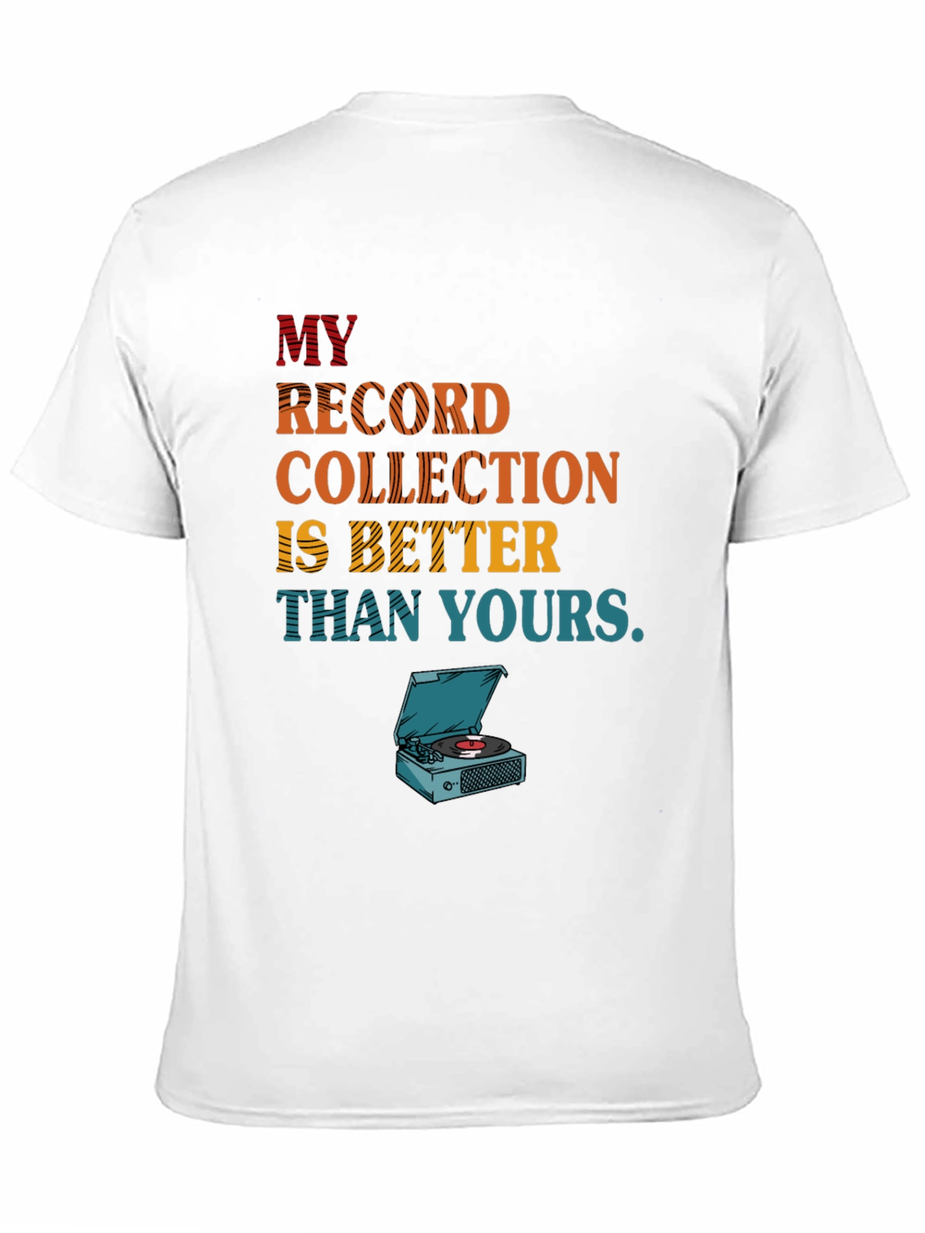 Black My Record Collection Graphic Tee view 11