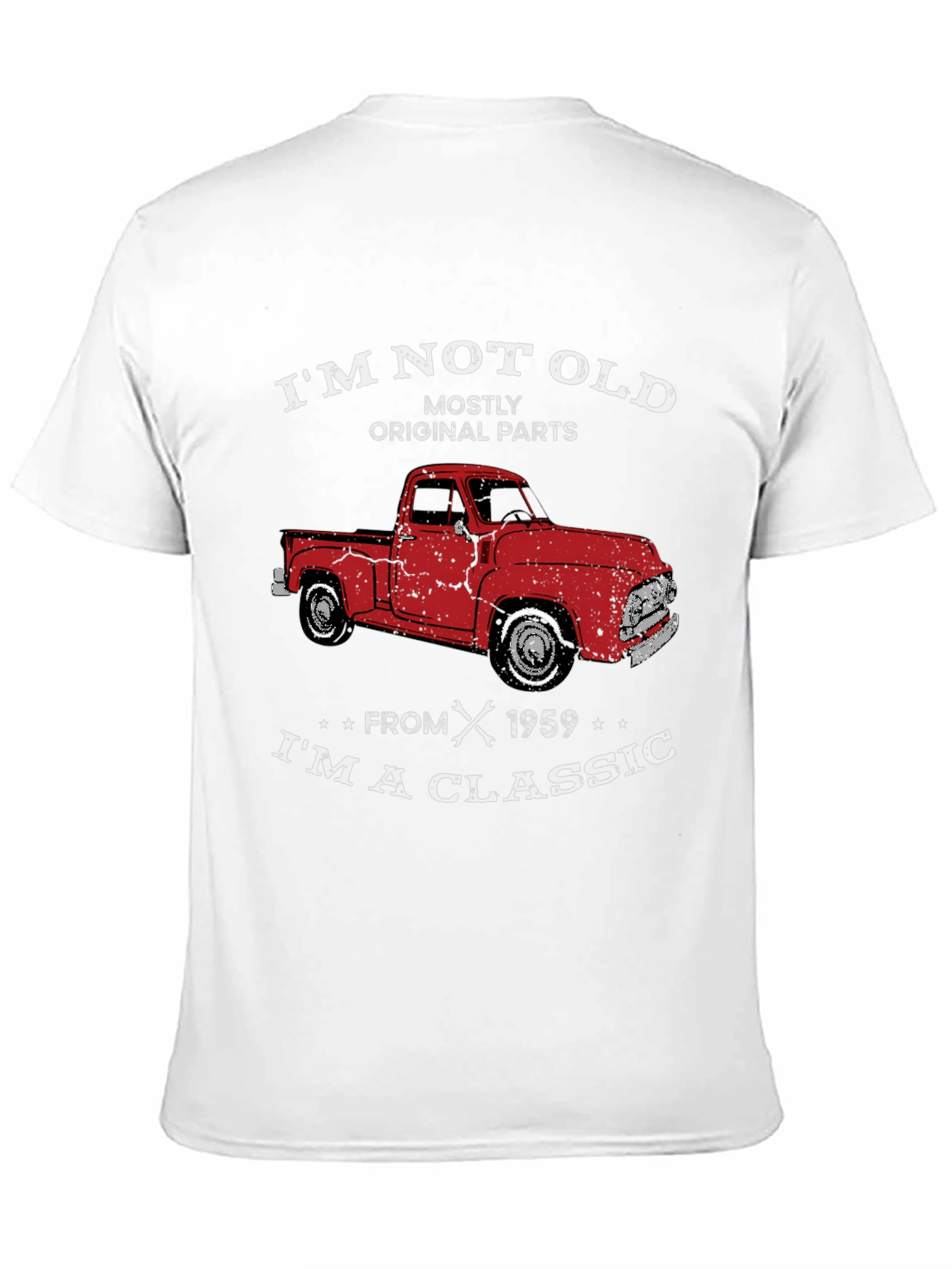 Black I'm Not Old Classic Truck Graphic Tee view 11