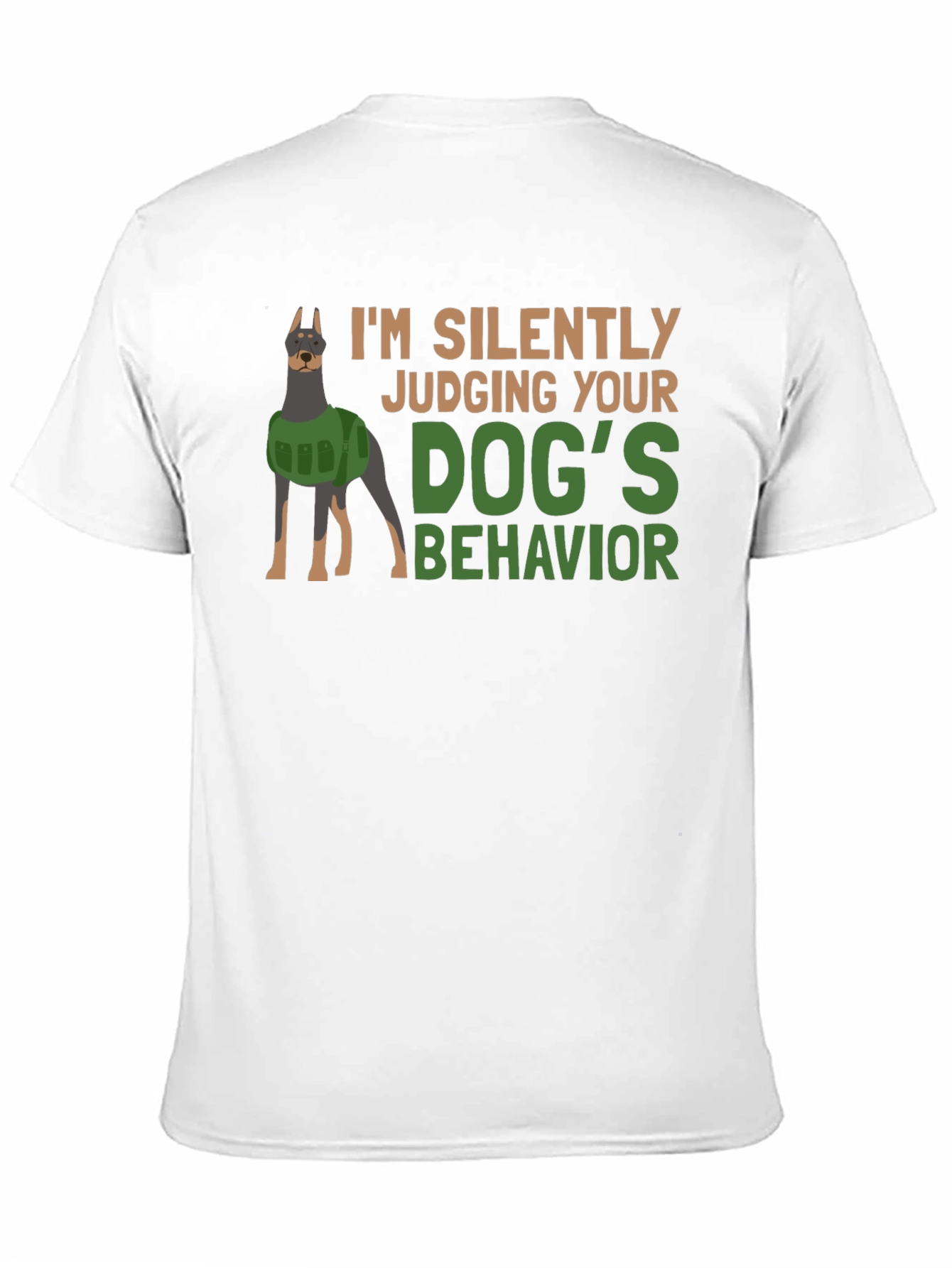 Black Dog Behavior T-Shirt - Judging You Silently! view 11