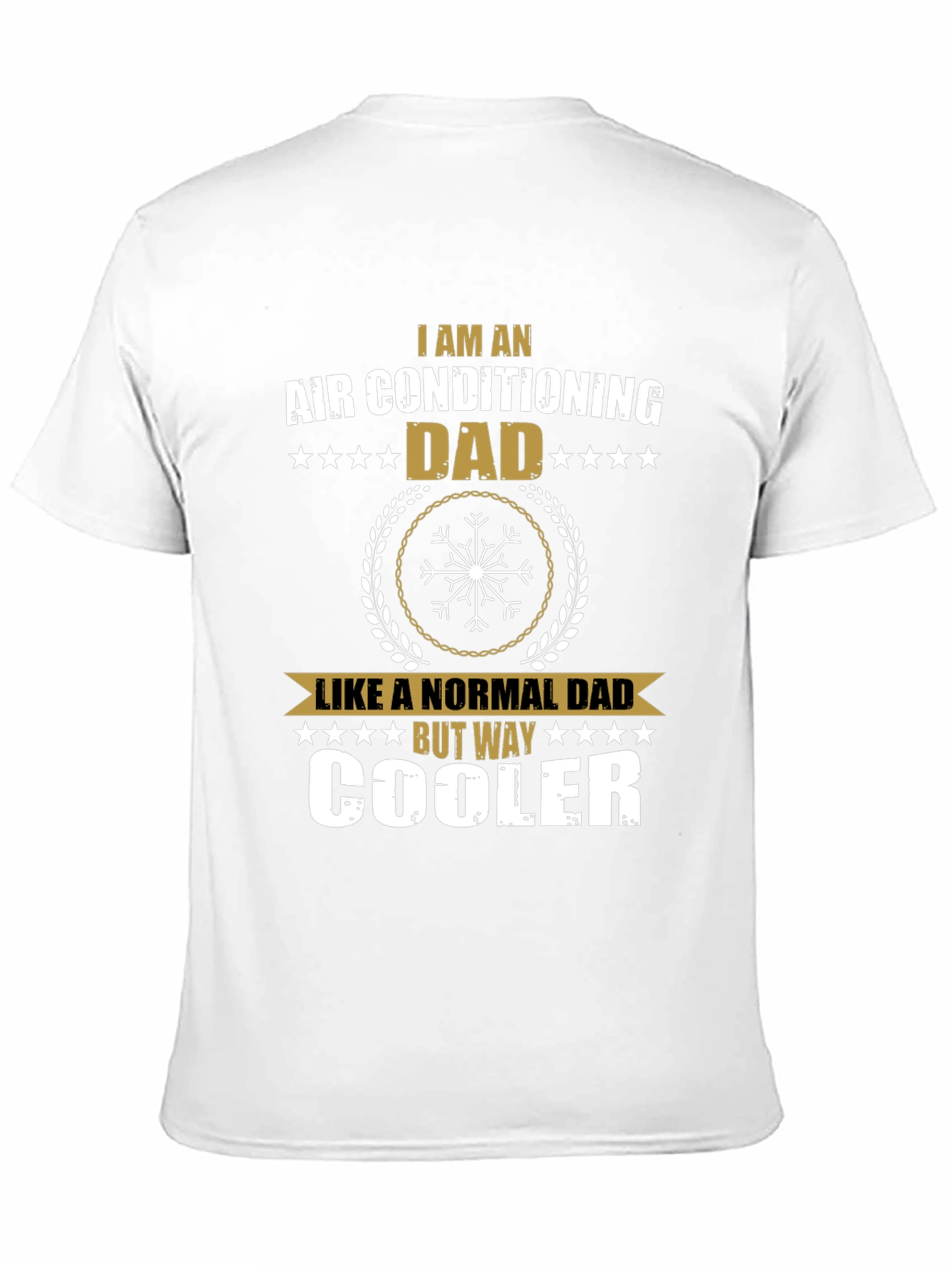 Black Air Conditioning Dad T-Shirt - Way Cooler view 11