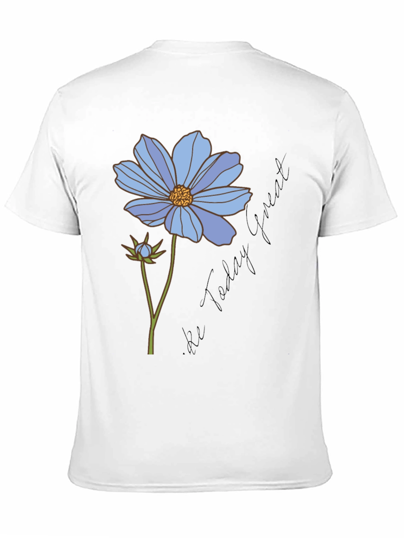 Black Floral Graphic T-Shirt - Be Today Great view 11