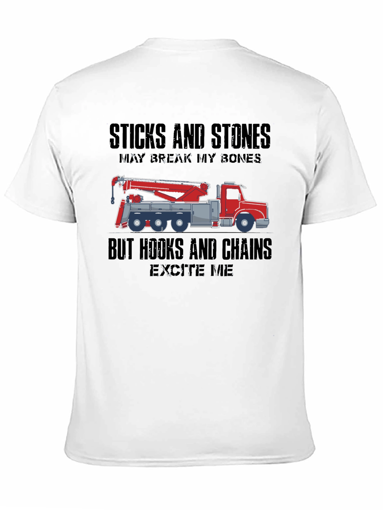 Crane Operator T-Shirt - Hooks & Chains - 11
