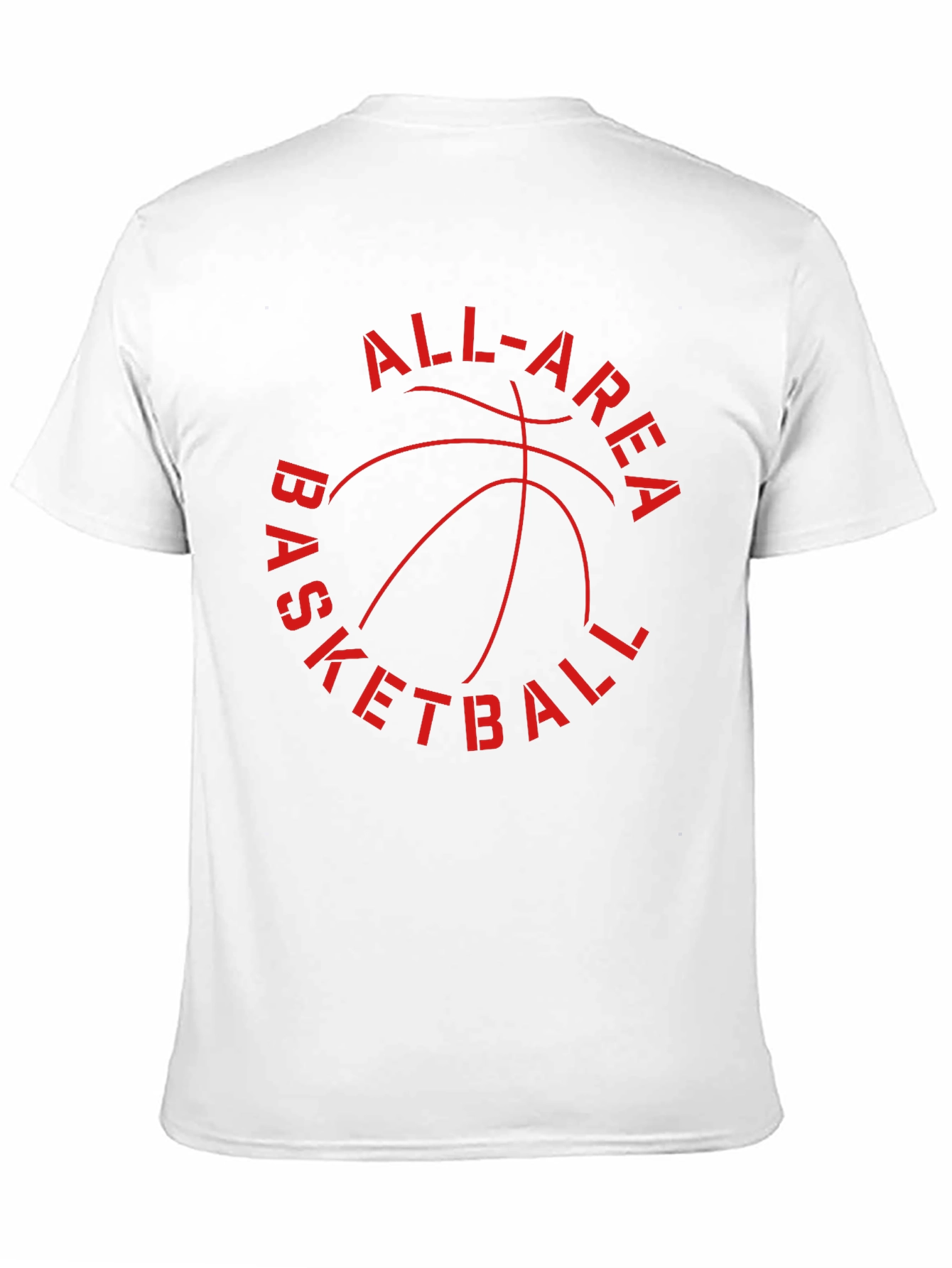 Black All-Area Basketball Graphic T-Shirt view 11