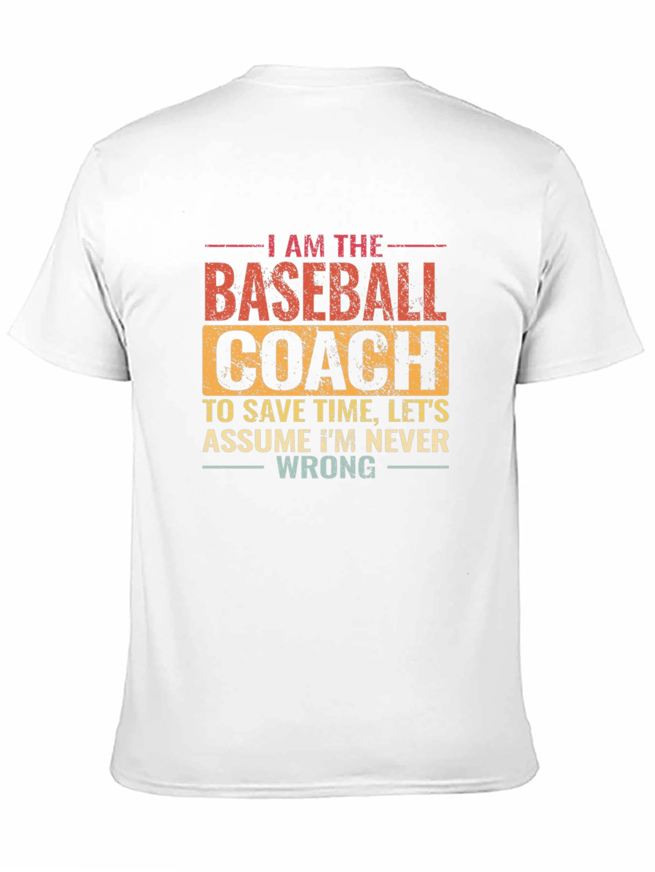 Black Baseball Coach T-Shirt: Funny Slogan Tee view 11