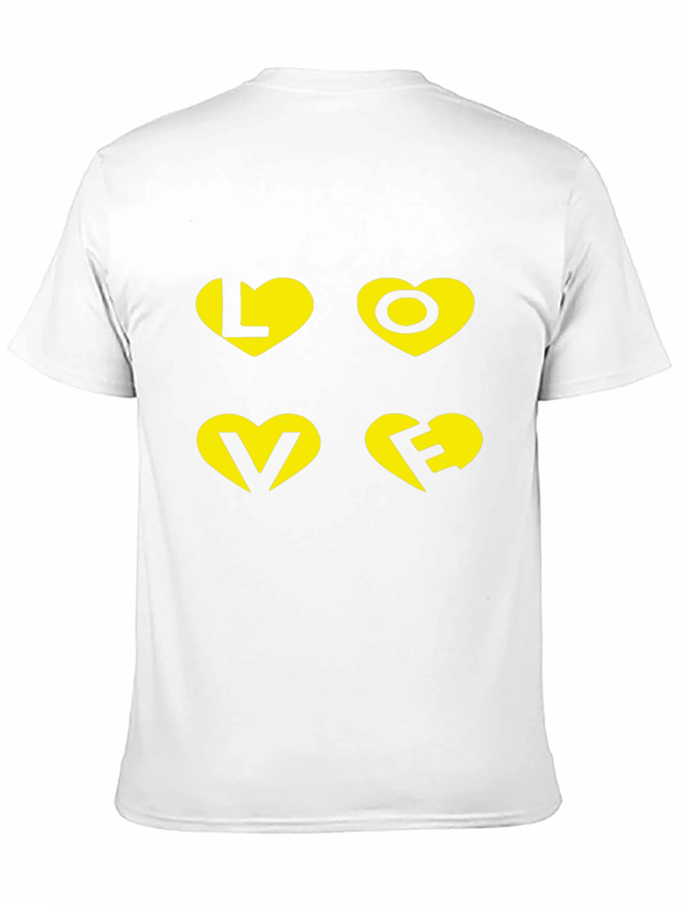 Black LOVE Graphic Print Black T-Shirt view 11