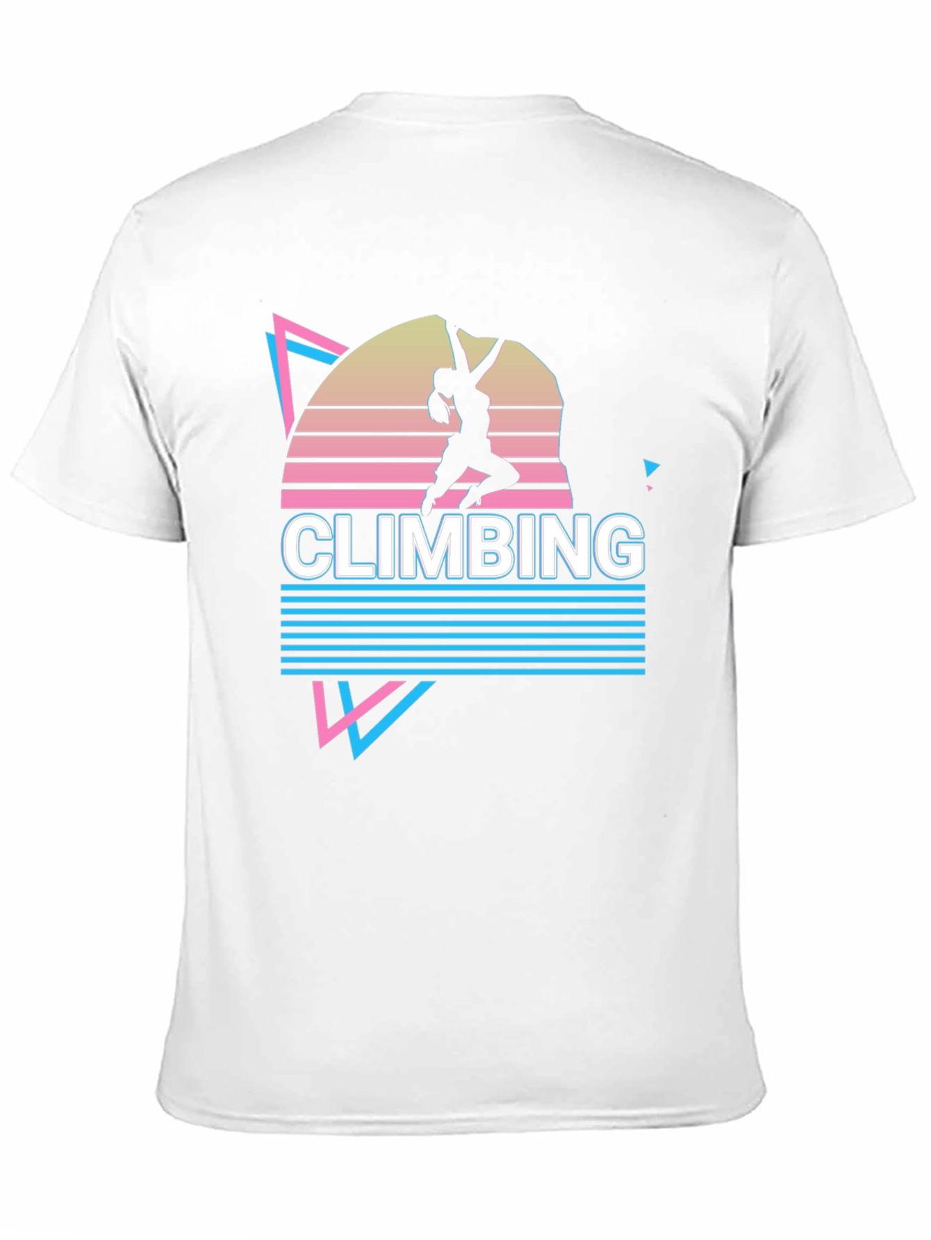 Black Retro Climbing T-Shirt - Black view 11