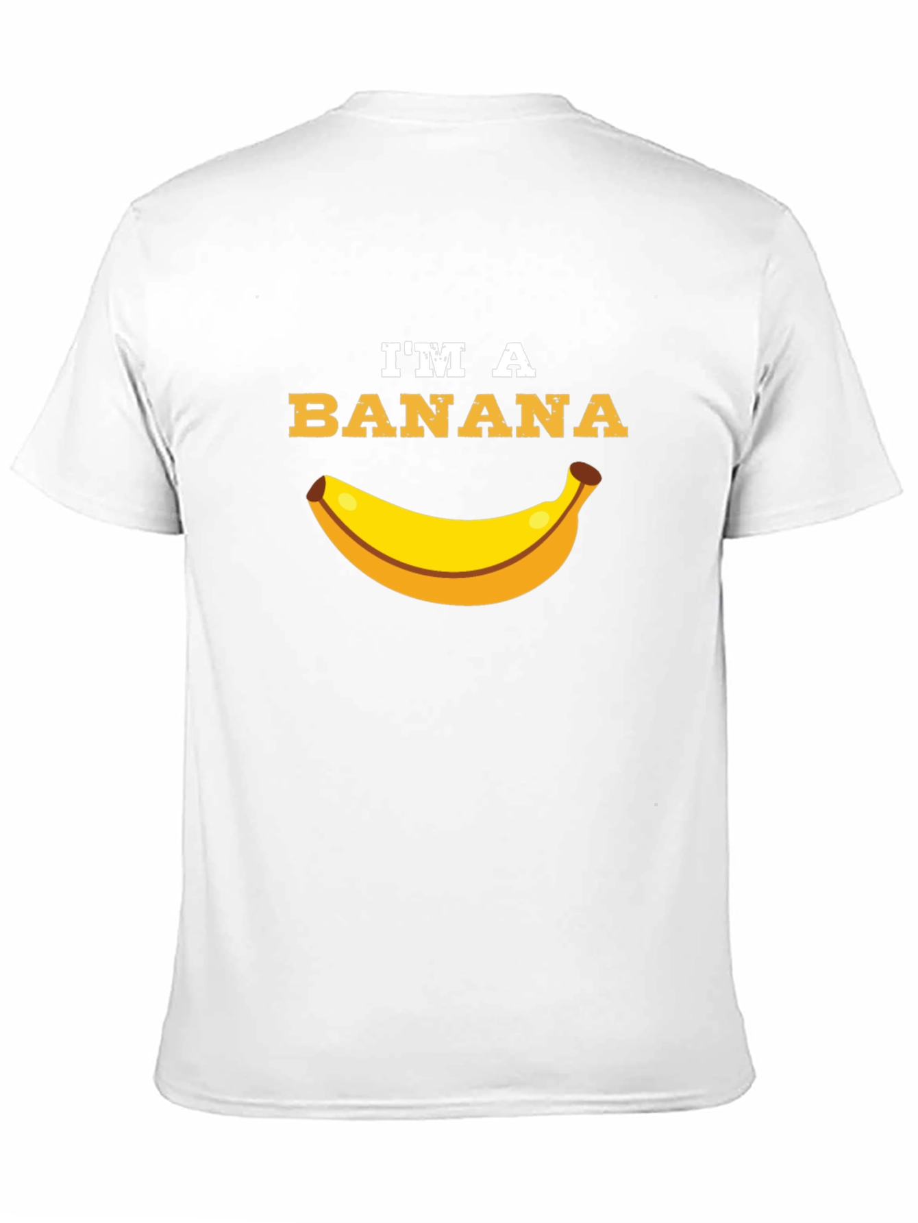 Black I'm a Banana Funny Graphic T-Shirt view 11
