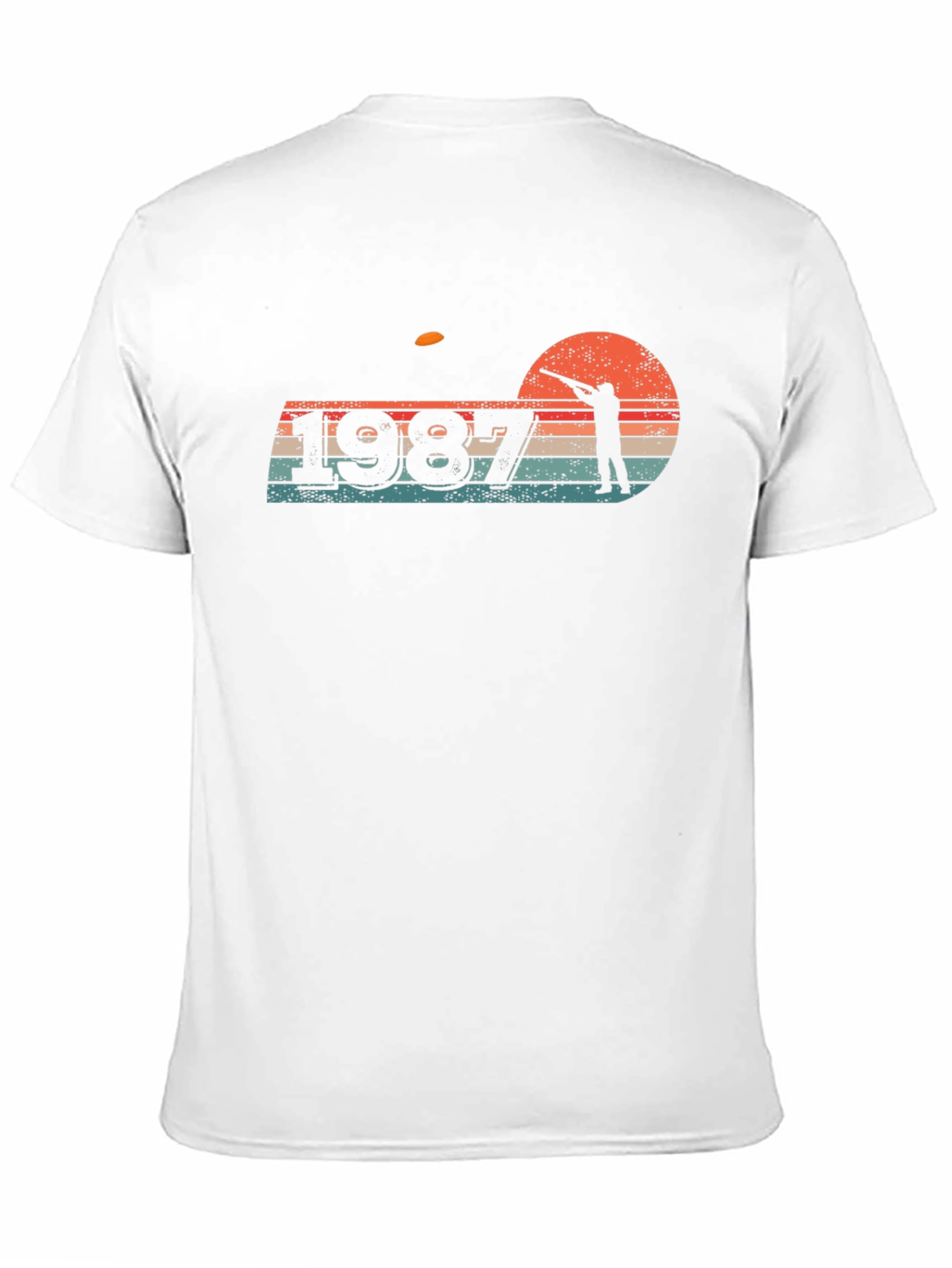 Black 1987 Skeet Shooting Silhouette T-Shirt view 11