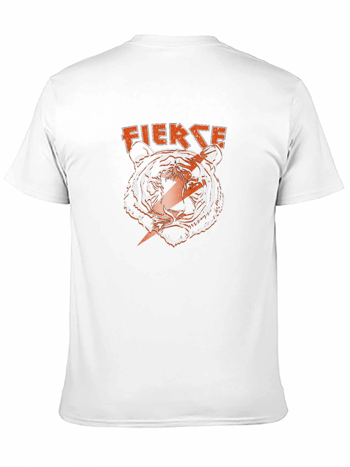 Black Fierce Tiger Graphic Tee - Bold Lightning Design view 11