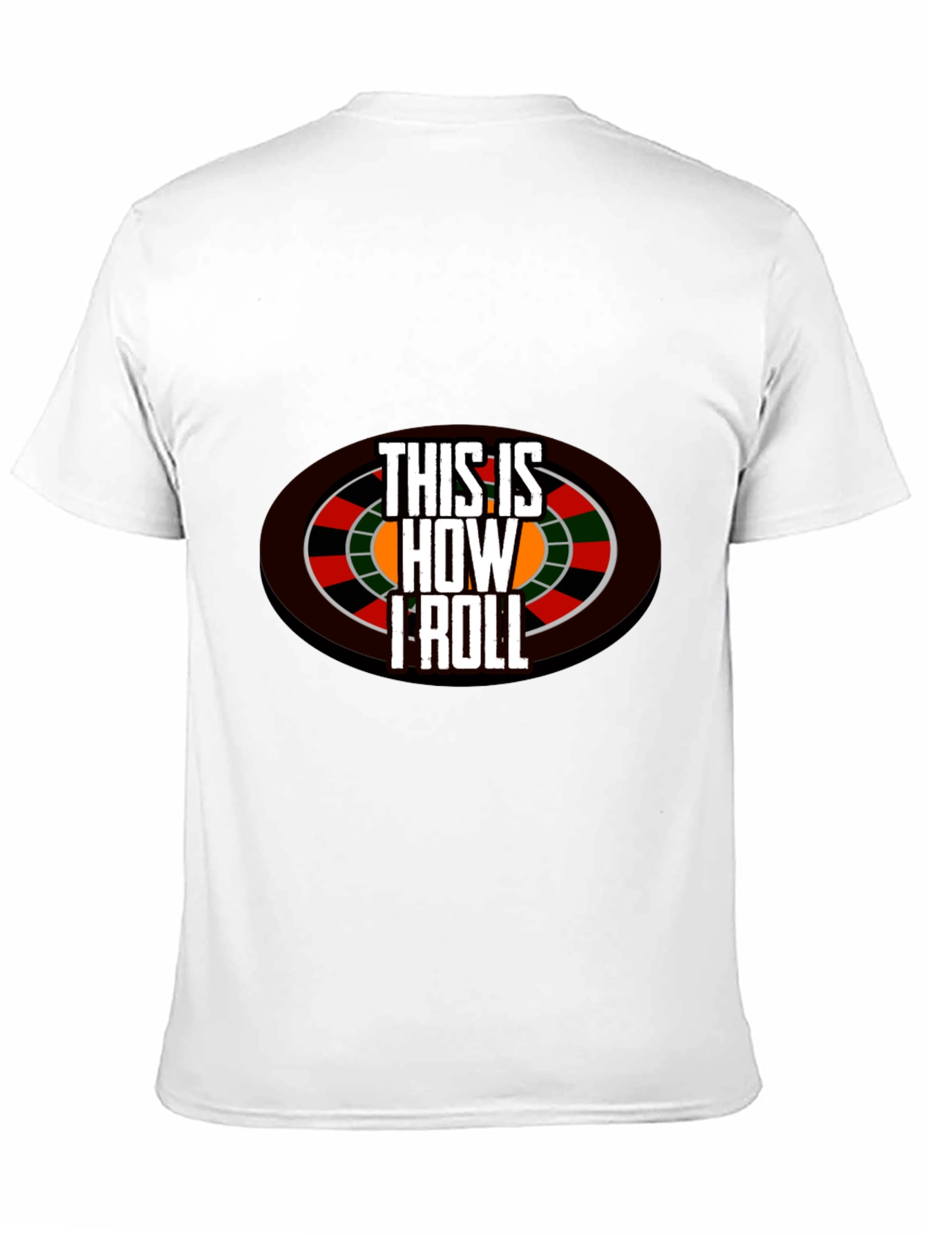 Black This is How I Roll Casino T-Shirt view 11