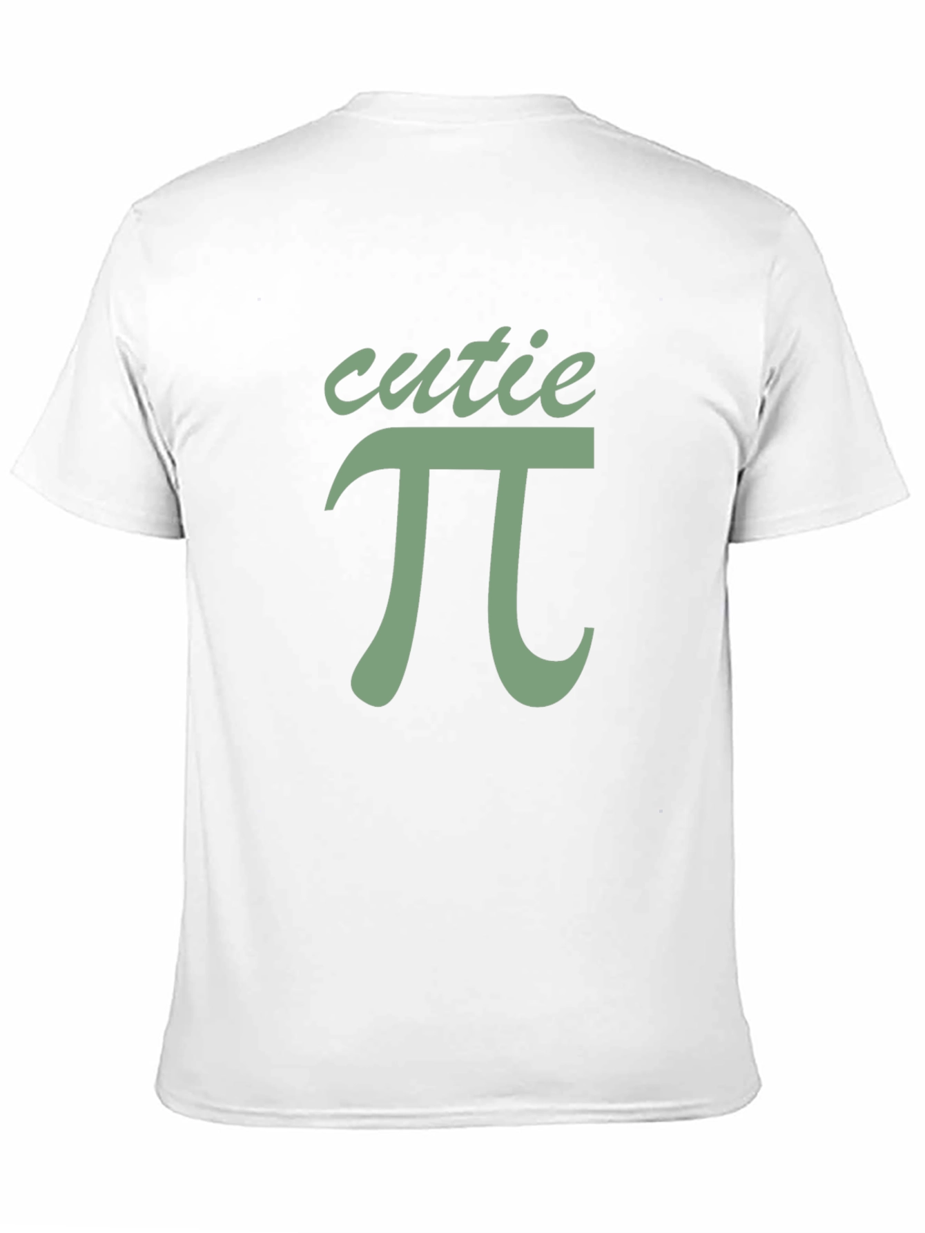 Black Cutie Pi Math Humor Graphic T-Shirt view 11