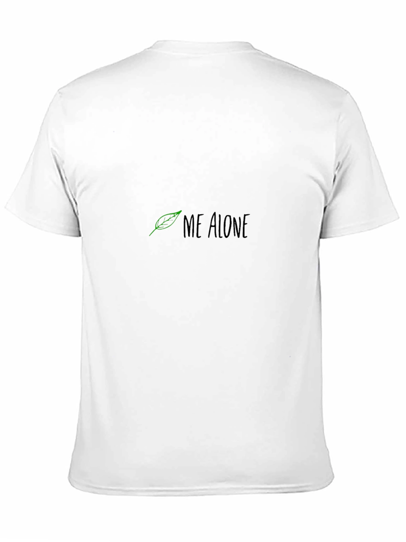 Black Me Alone Graphic Print Black Tee view 11