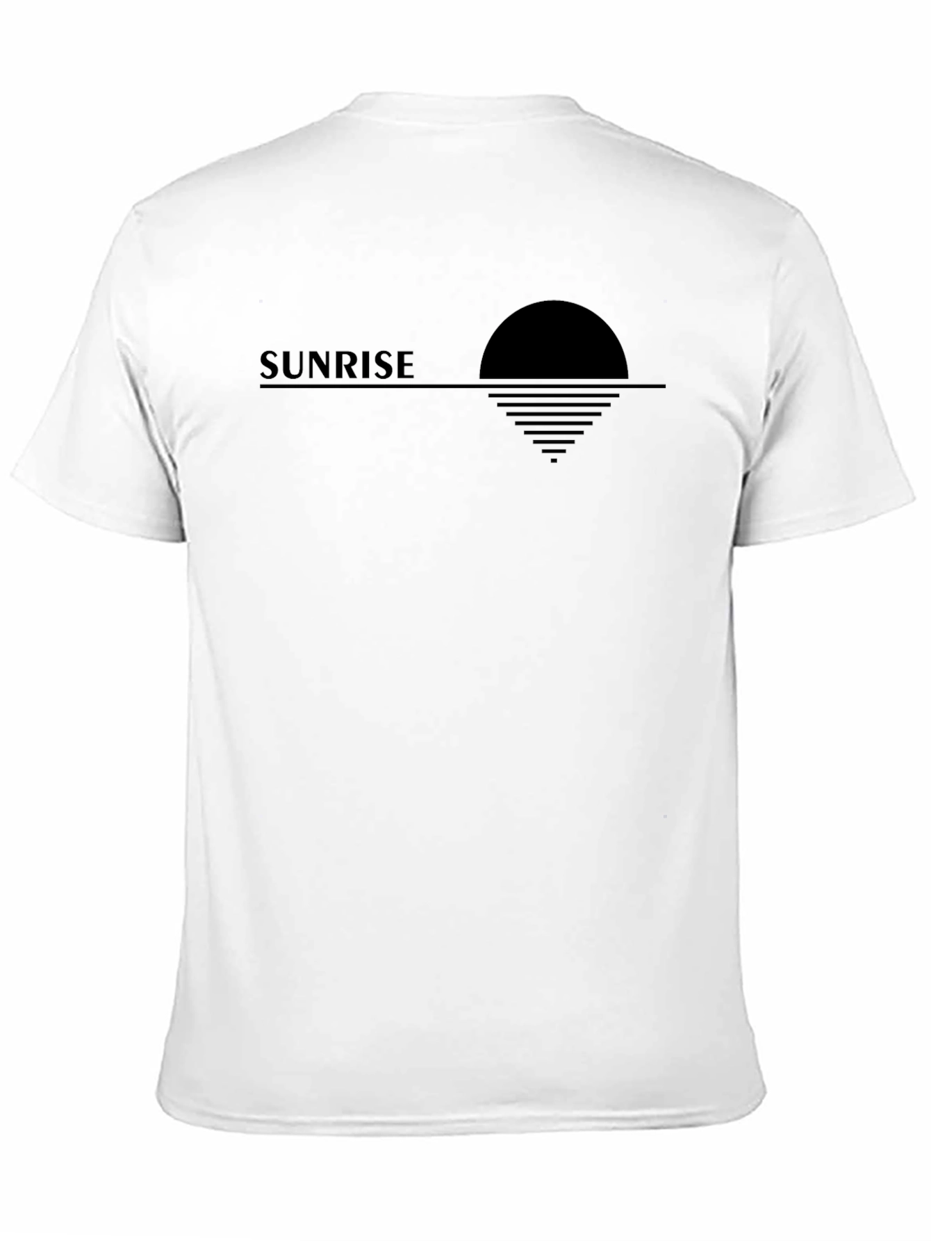 Black Sunrise Graphic T-Shirt - Black Tee view 11