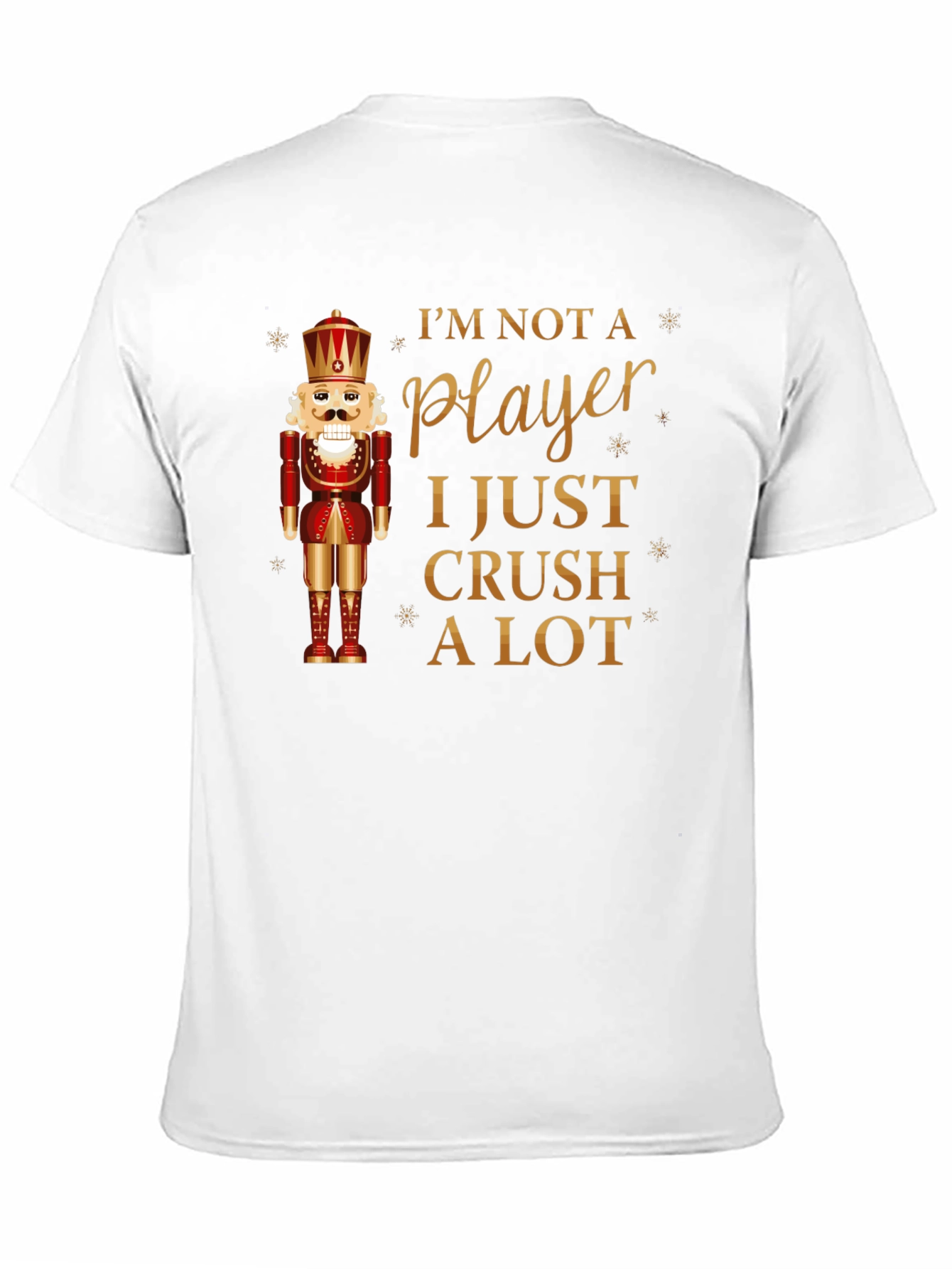 Black I'm Not A Player Nutcracker T-Shirt view 11