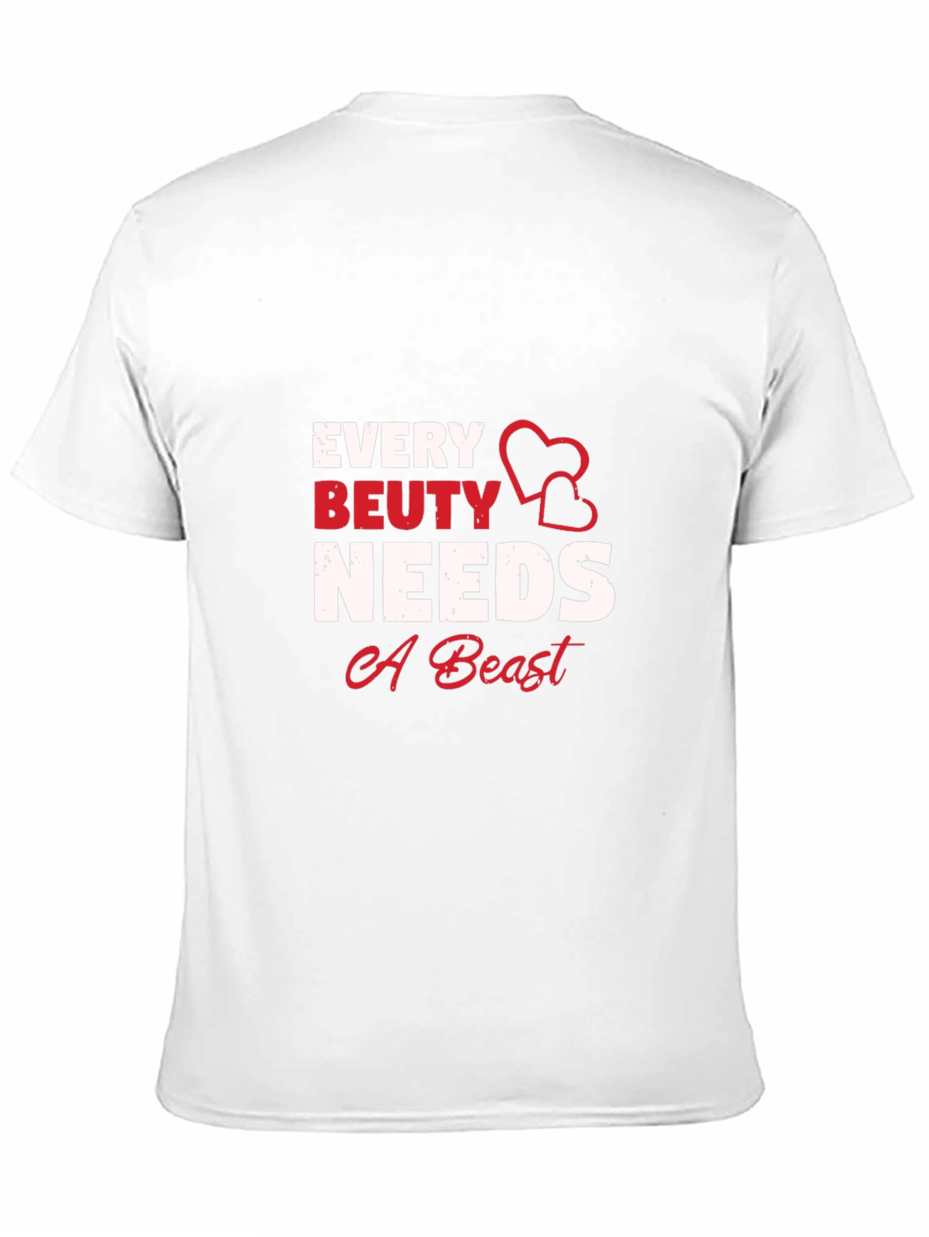 Black Every Beauty Needs a Beast Graphic T-Shirt view 11
