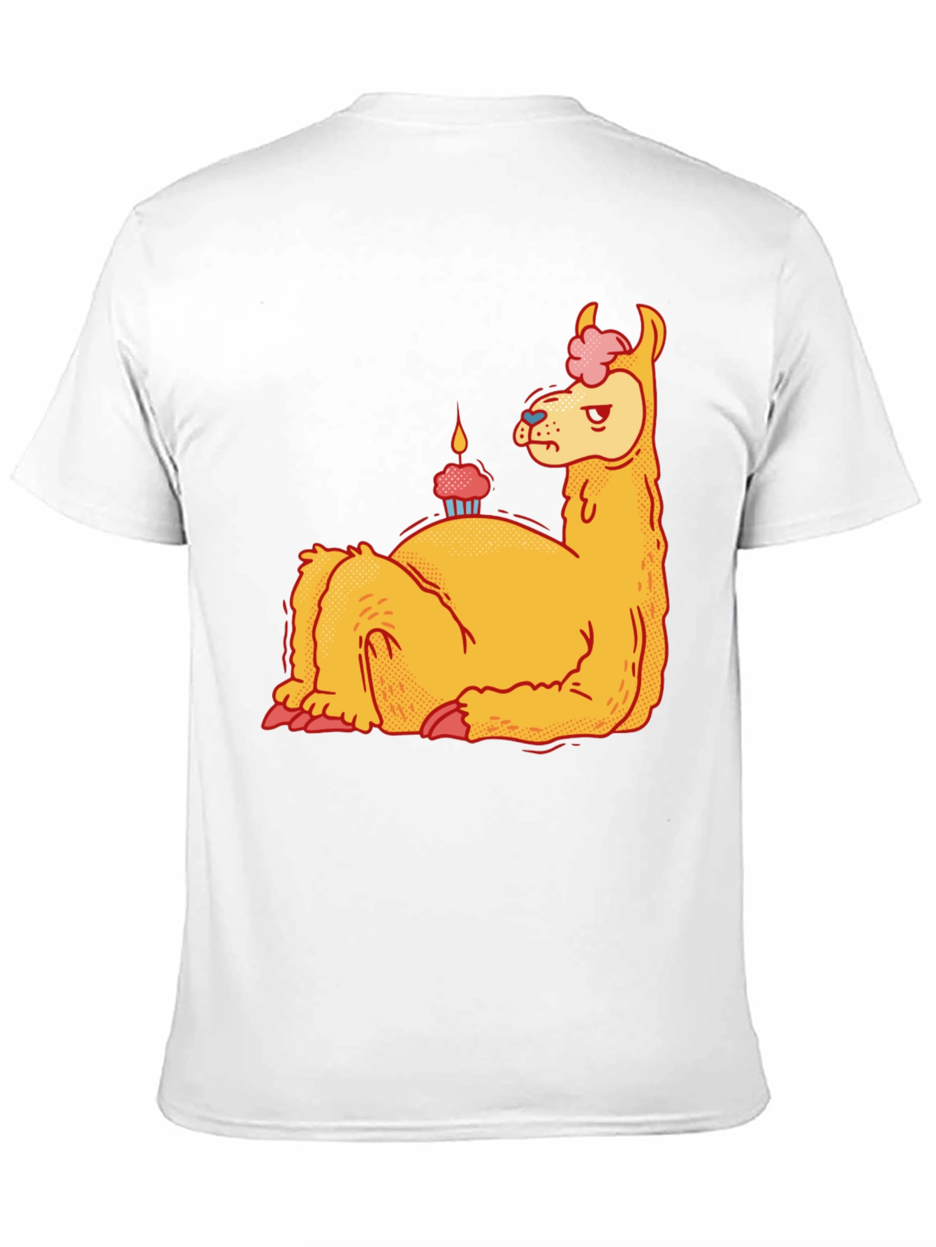 Black Llama Cupcake T-Shirt - Quirky Graphic Tee view 11