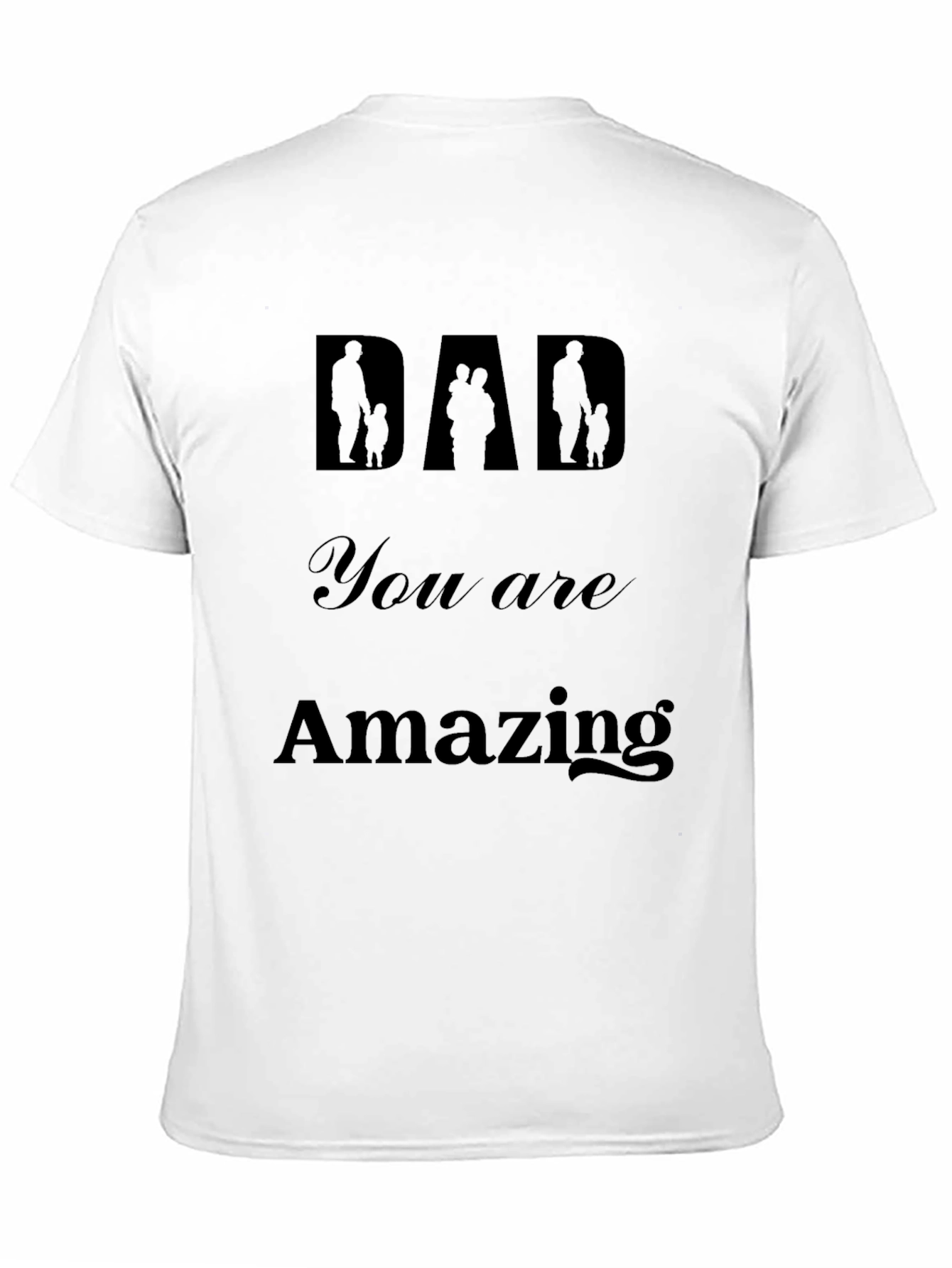 Black Dad You are Amazing T-Shirt view 11