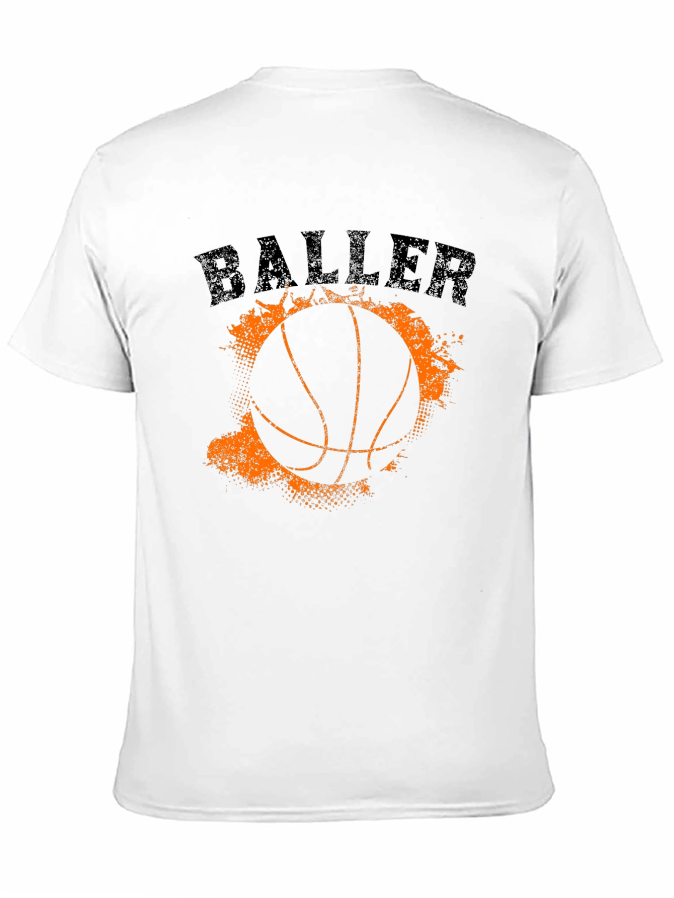 Black Baller Graphic Tee - Basketball T-Shirt view 11