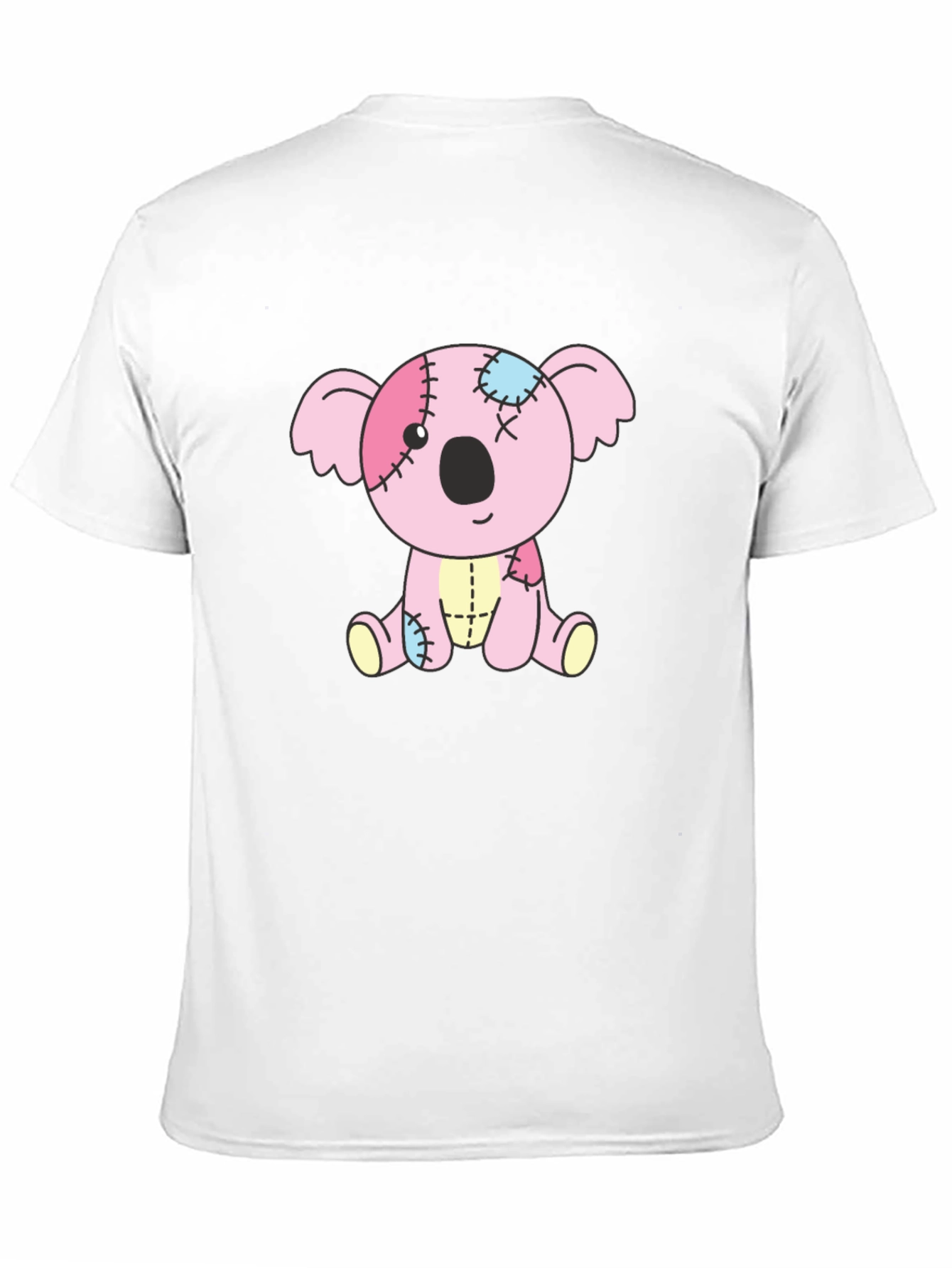 Black Koala Patchwork Graphic Tee - Unisex view 11