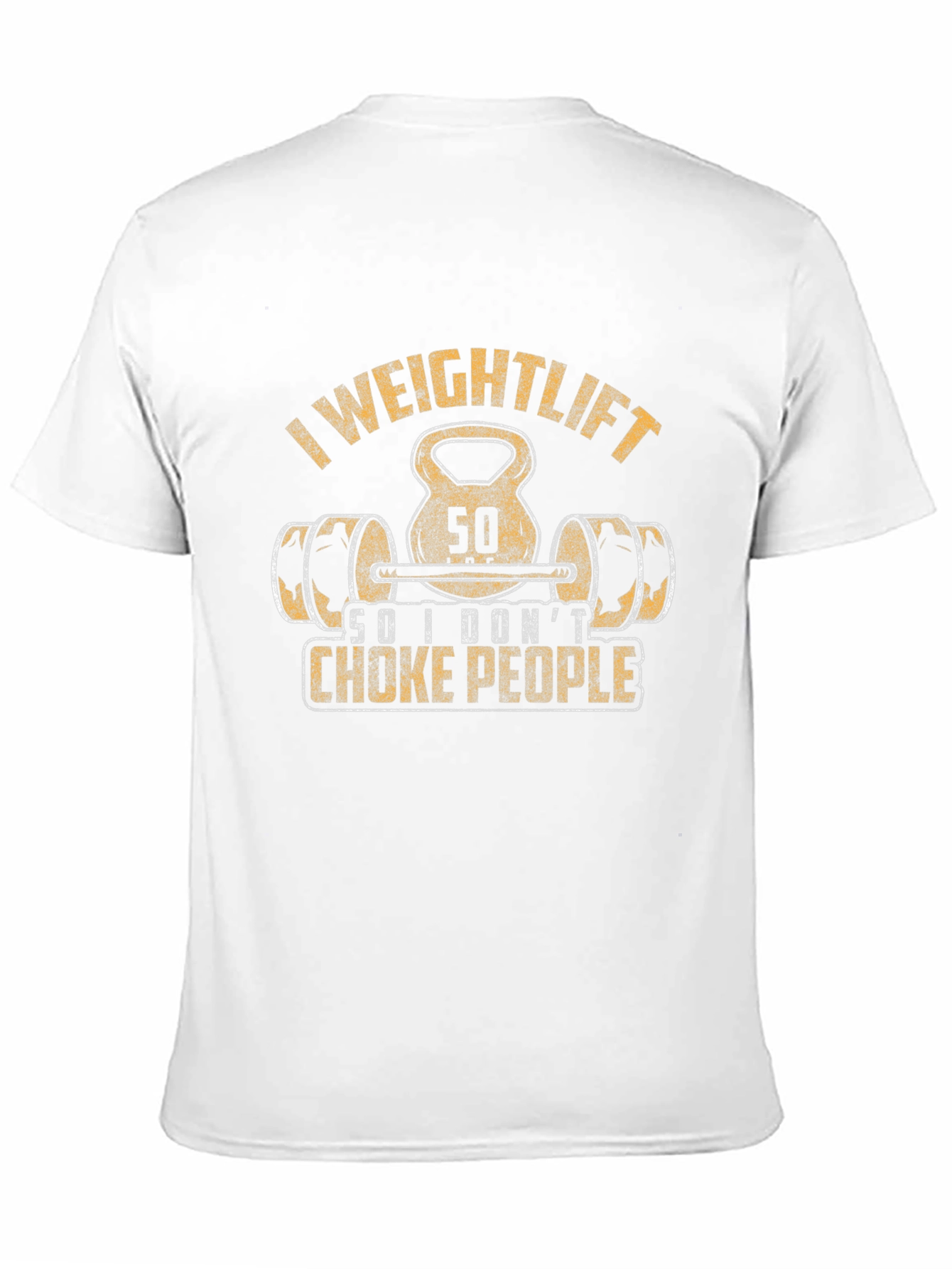 Black I Weightlift So I Don't Choke People Funny T-Shirt view 11
