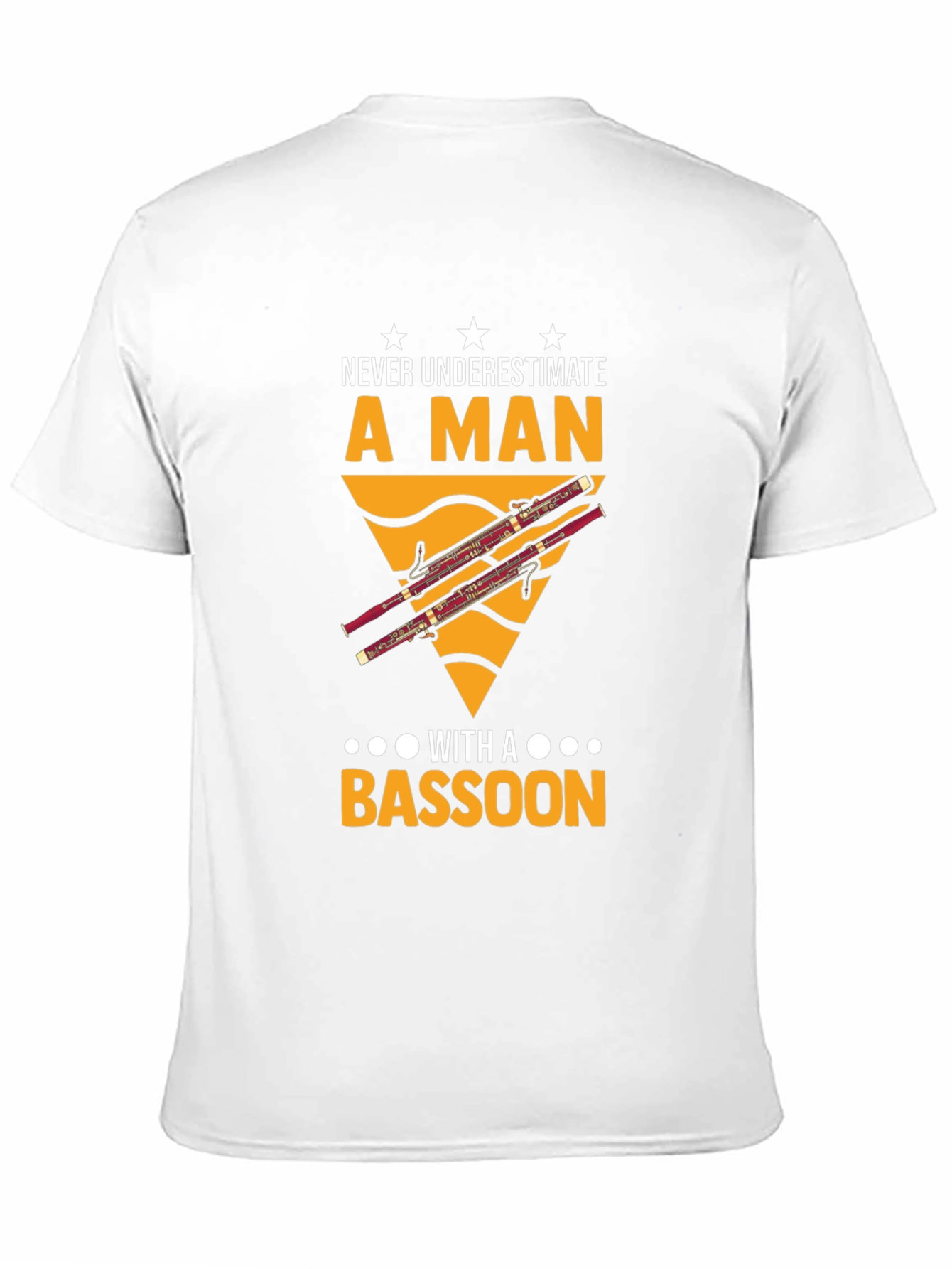 Black Never Underestimate a Man with a Bassoon T-Shirt view 11