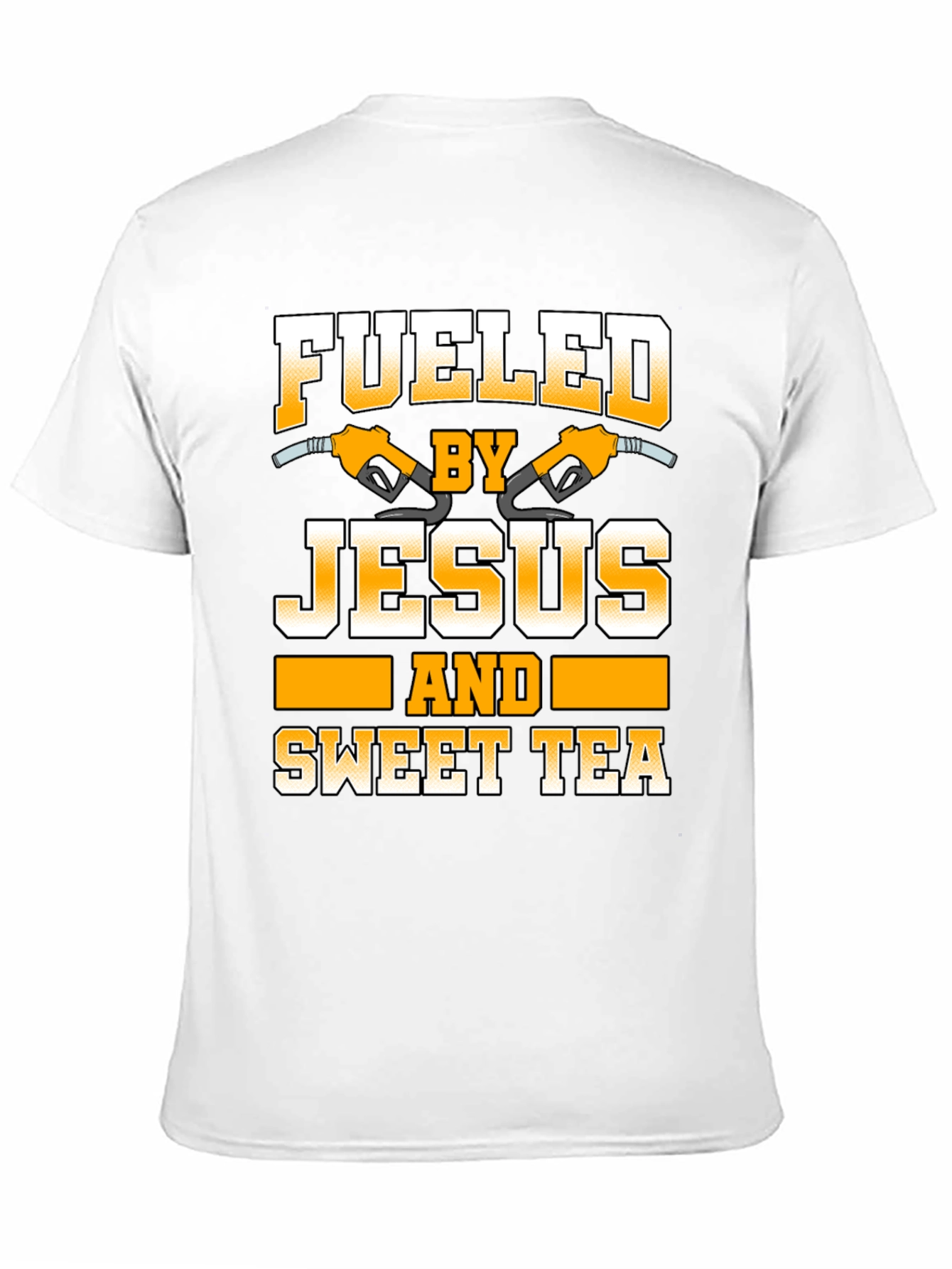 Black Fueled by Jesus and Sweet Tea Graphic Tee view 11