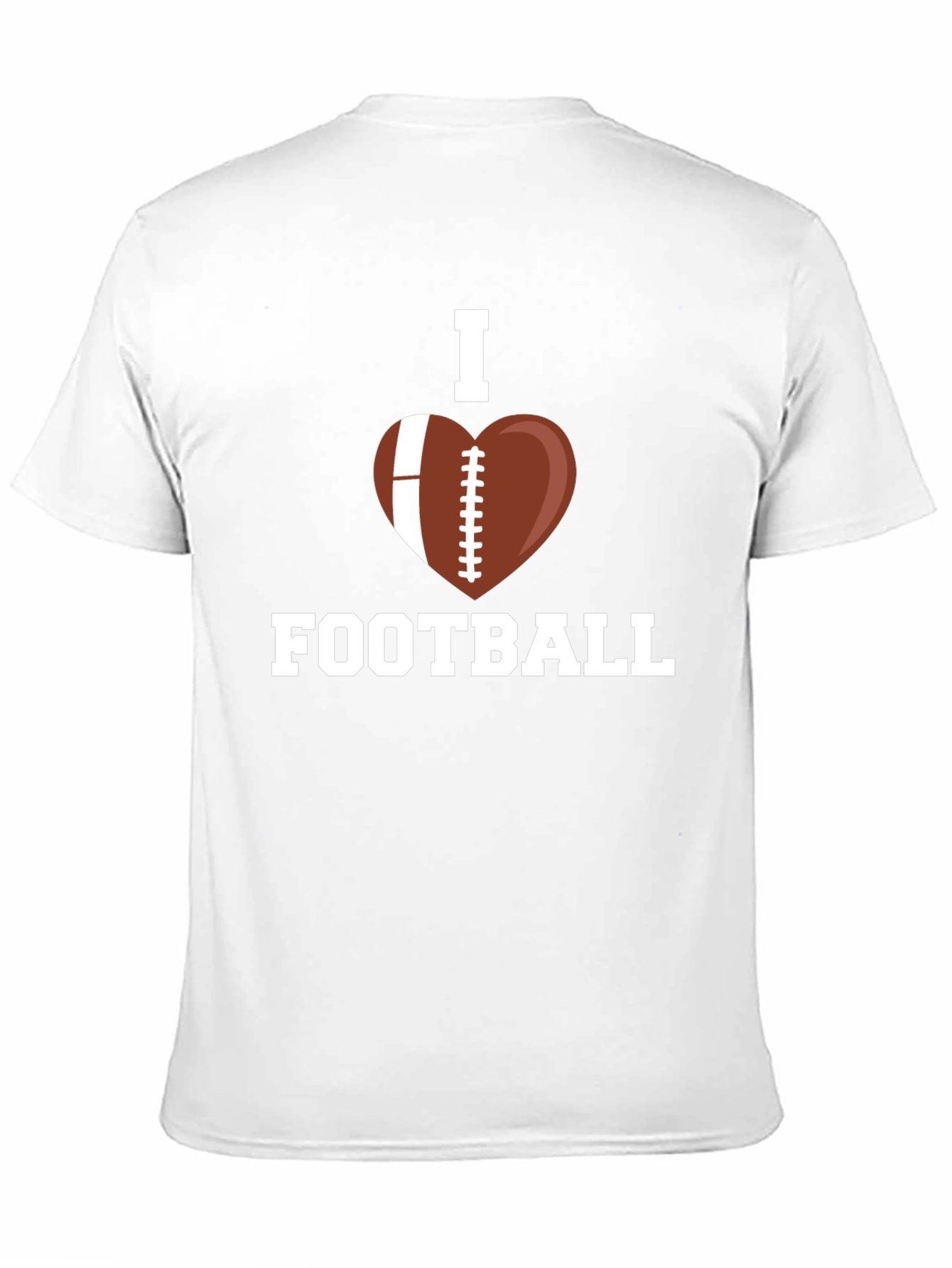 I Heart Football Graphic T-Shirt - 11