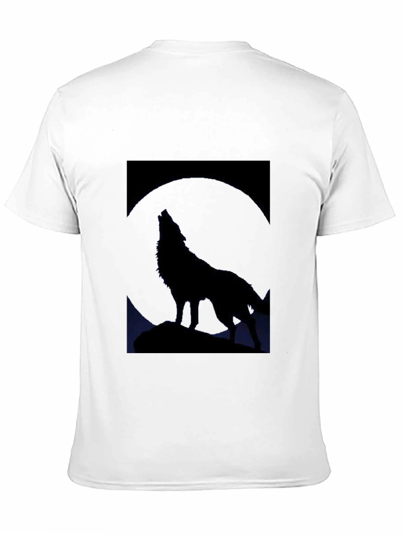 Black Wolf Moon Graphic Tee - Black view 11