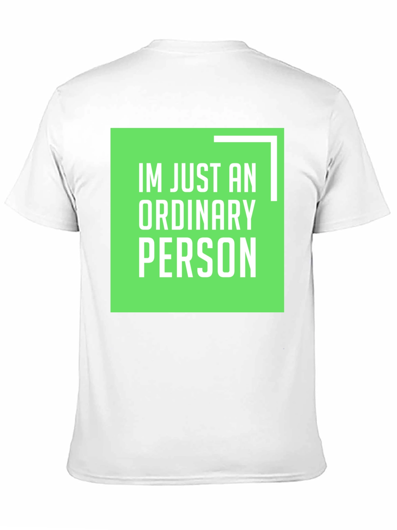 Black Ordinary Person Graphic Tee - Casual Style view 11