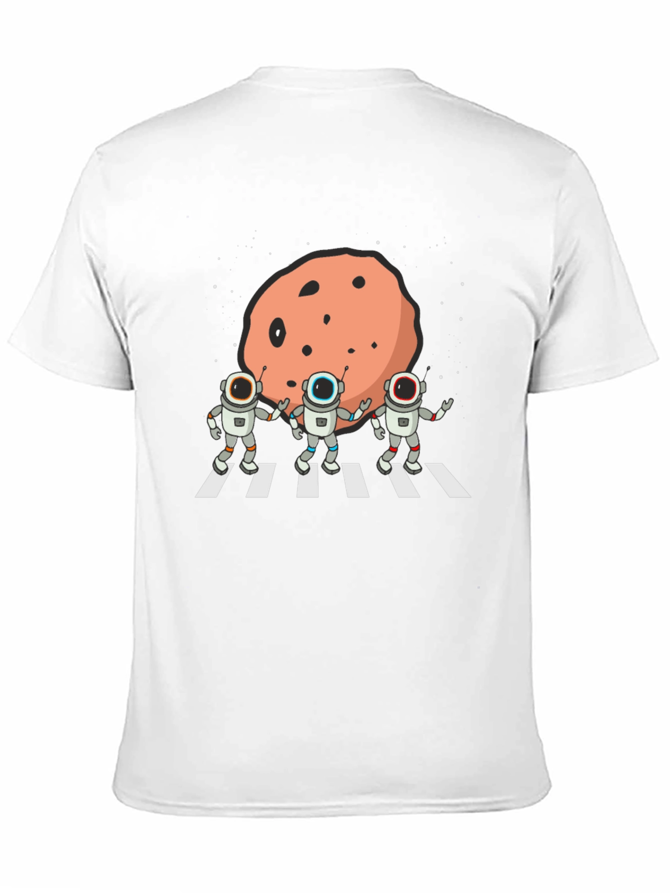 Black Astronaut Abbey Road T-Shirt - Space Rock Crossing view 11