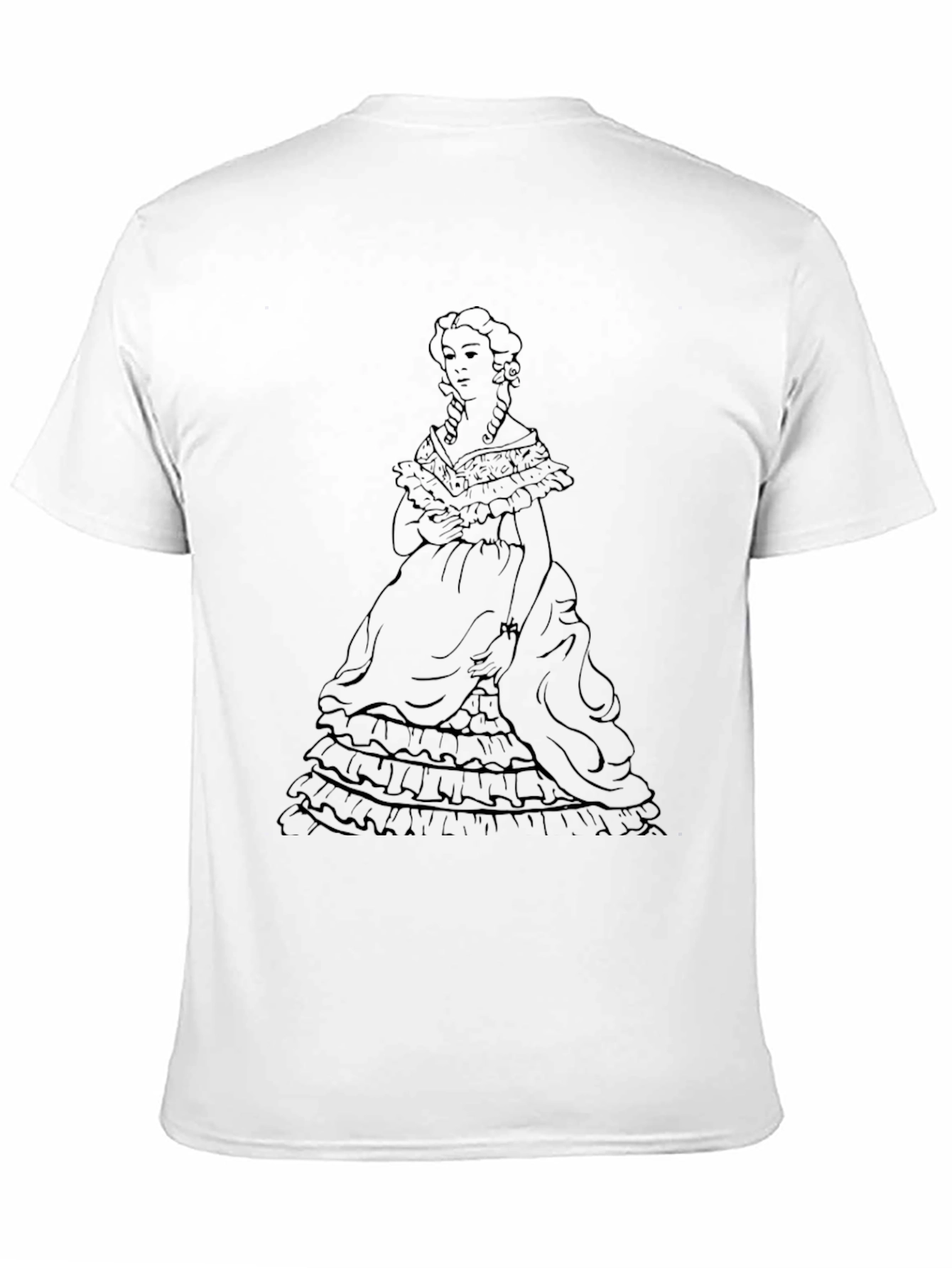 Black Vintage Silhouette T-Shirt - Classic Style view 11