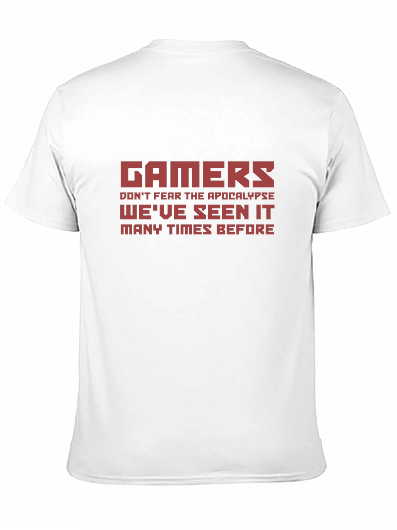 Black Gamer Apocalypse T-Shirt - Funny Graphic Tee view 11