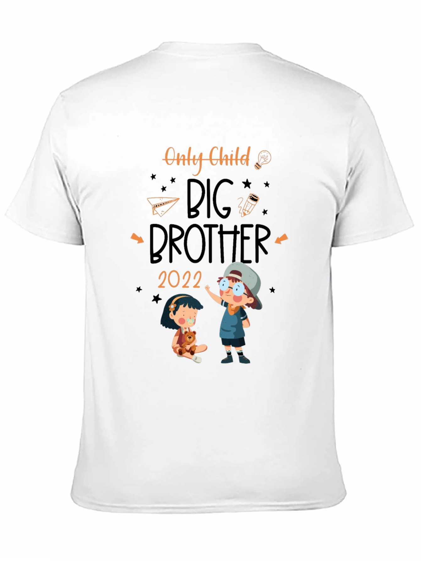 Black Only Child Big Brother 2022 T-Shirt view 11