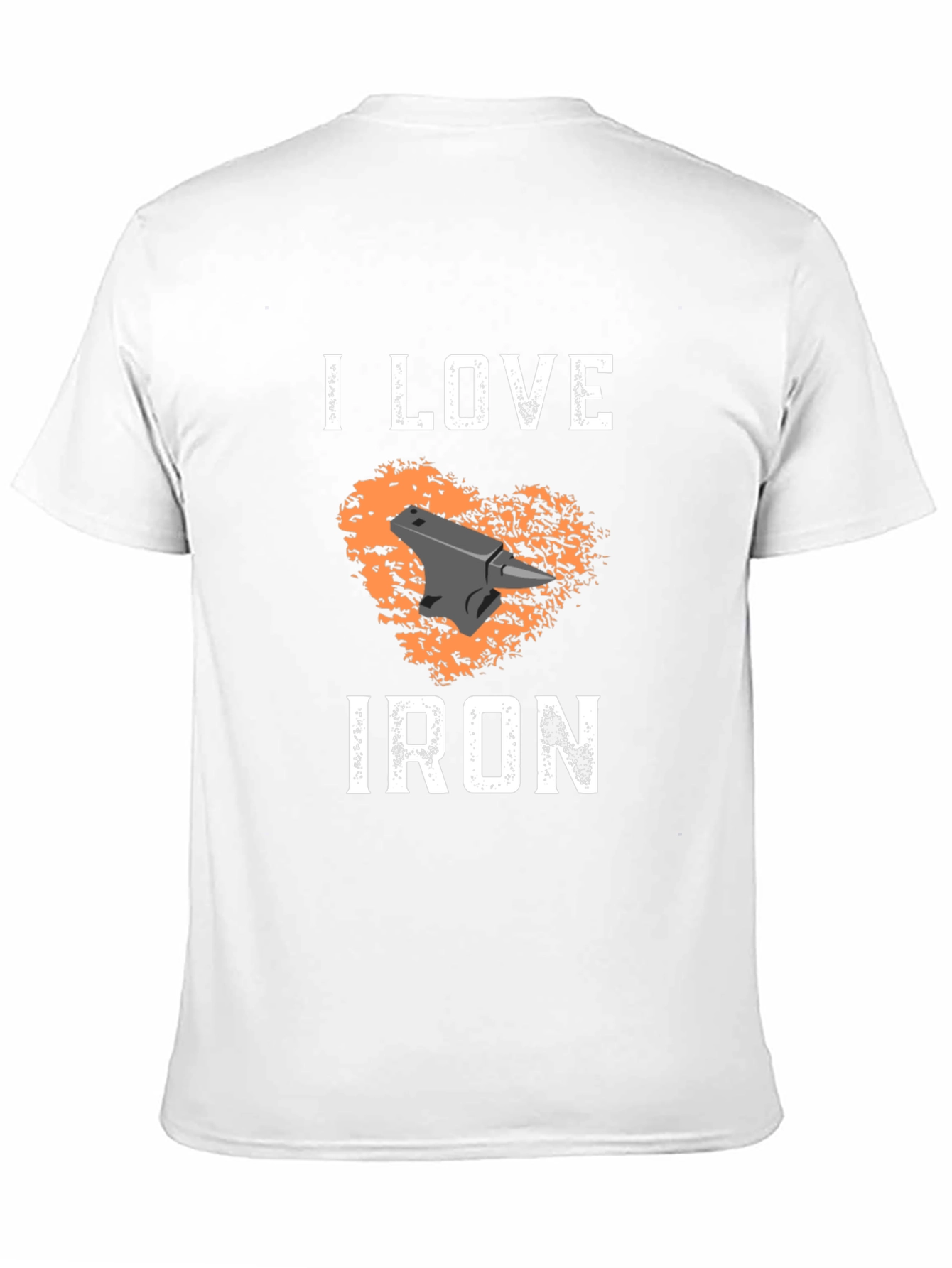 Black I Love Iron Black T-Shirt - Forging & Blacksmithing view 11