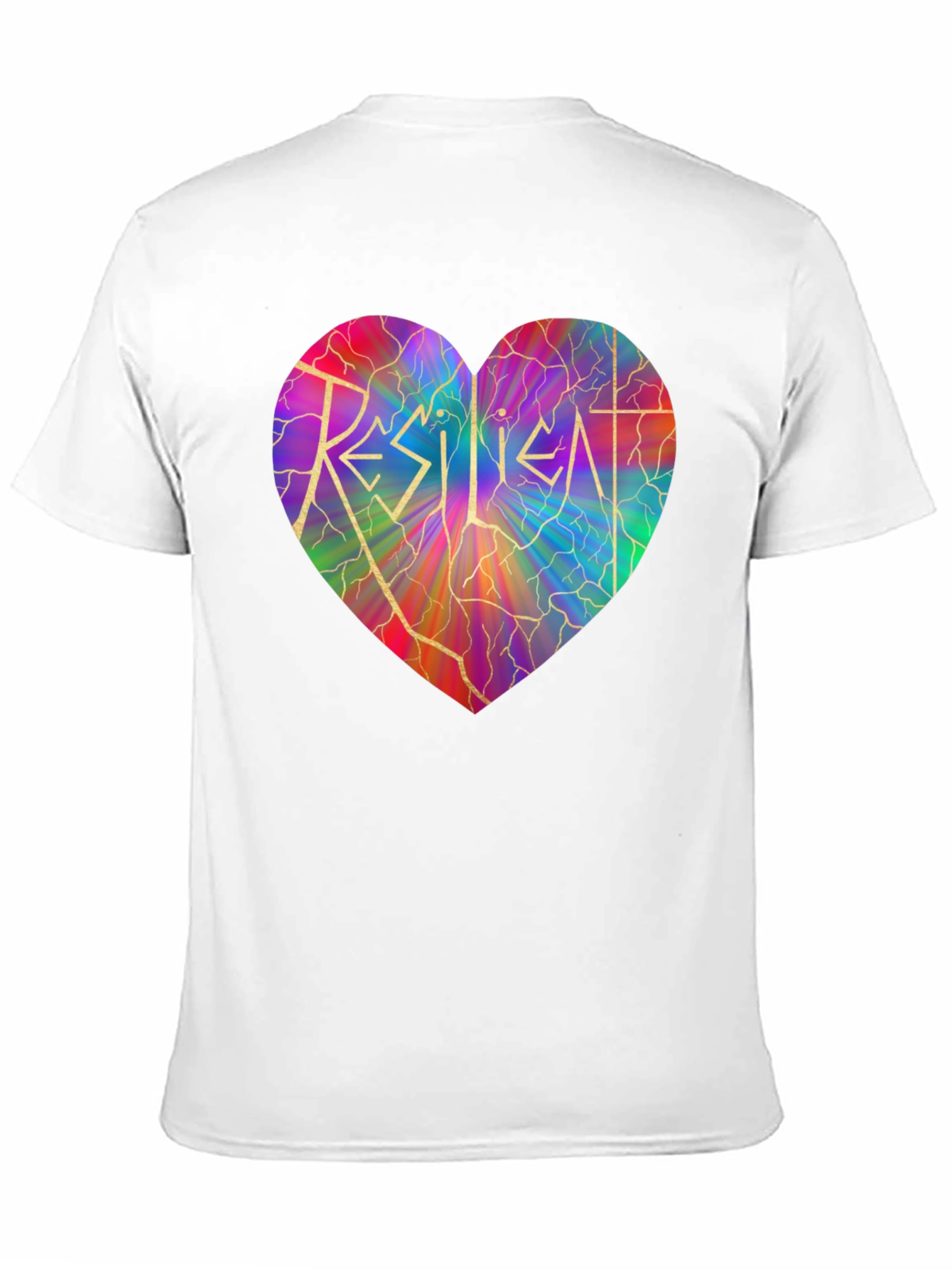 Black Resilient Heart Graphic T-Shirt - Stylish & Meaningful view 11