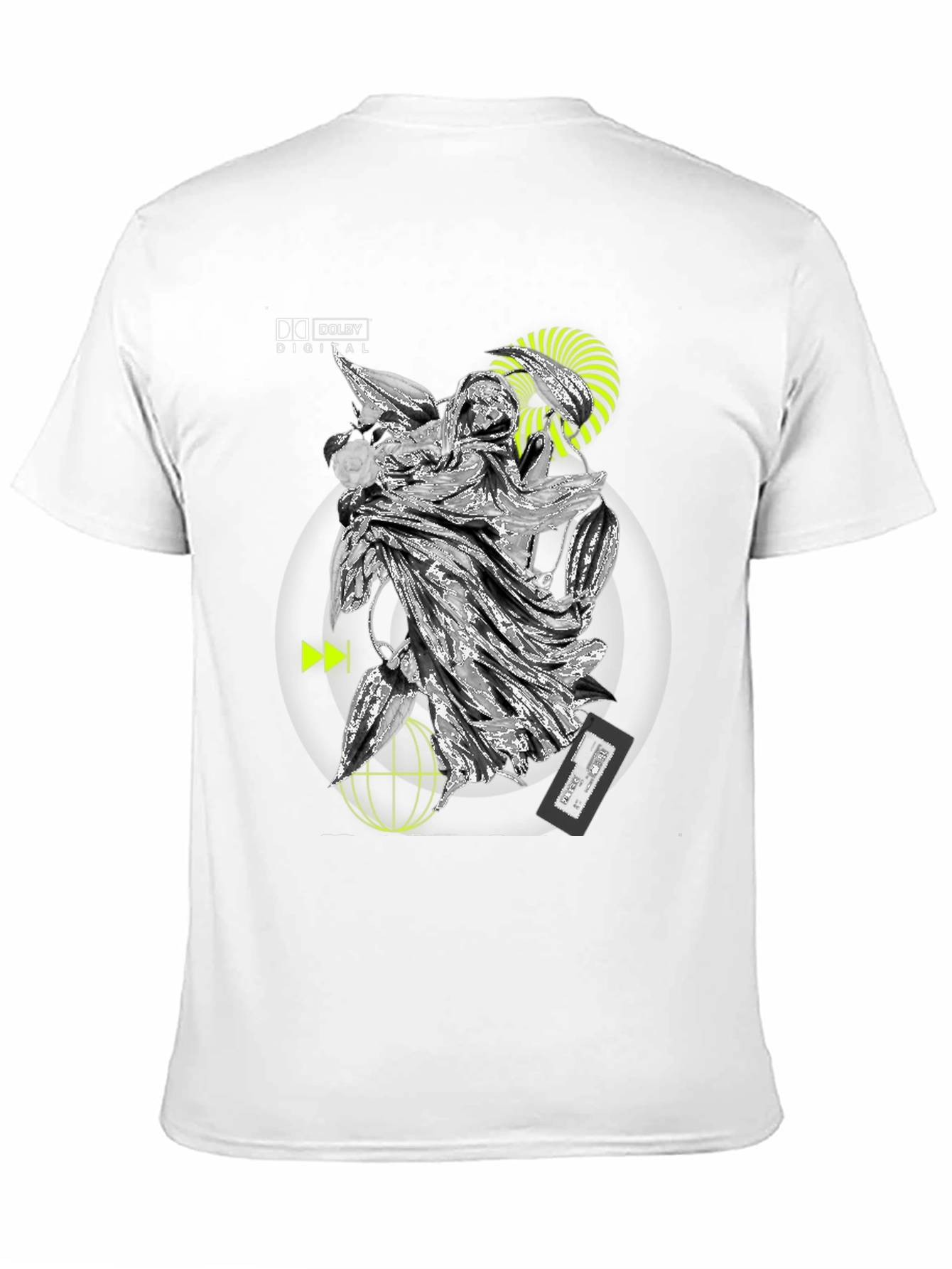 Black Dolby Digital Graphic Tee - Black Stylish T-Shirt view 11