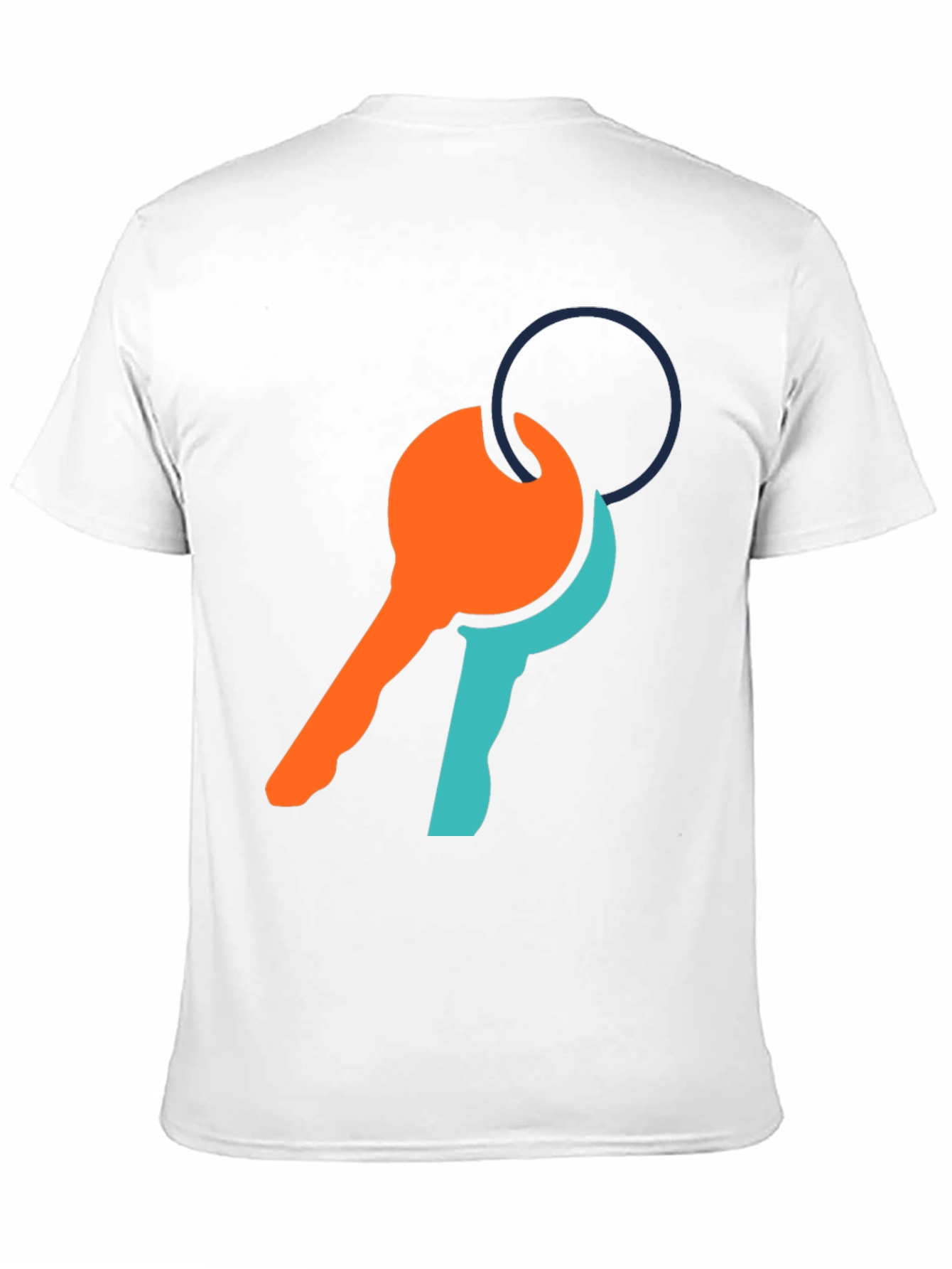 Black Modern Key Graphic Tee - Casual Comfort view 11