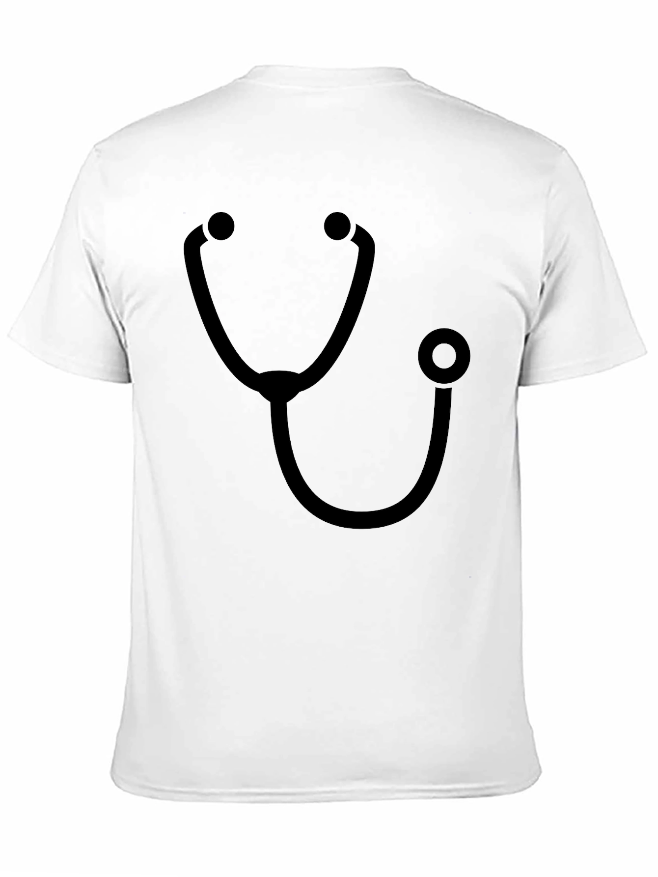 Black Stethoscope Graphic T-Shirt - Medical Professional Tee view 11