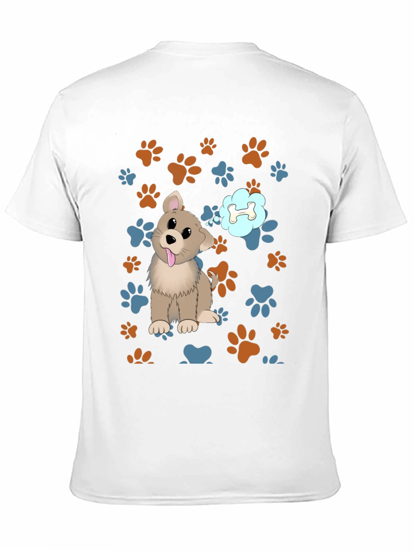 Black Cute Puppy Dog T-Shirt - Bone Dream view 11