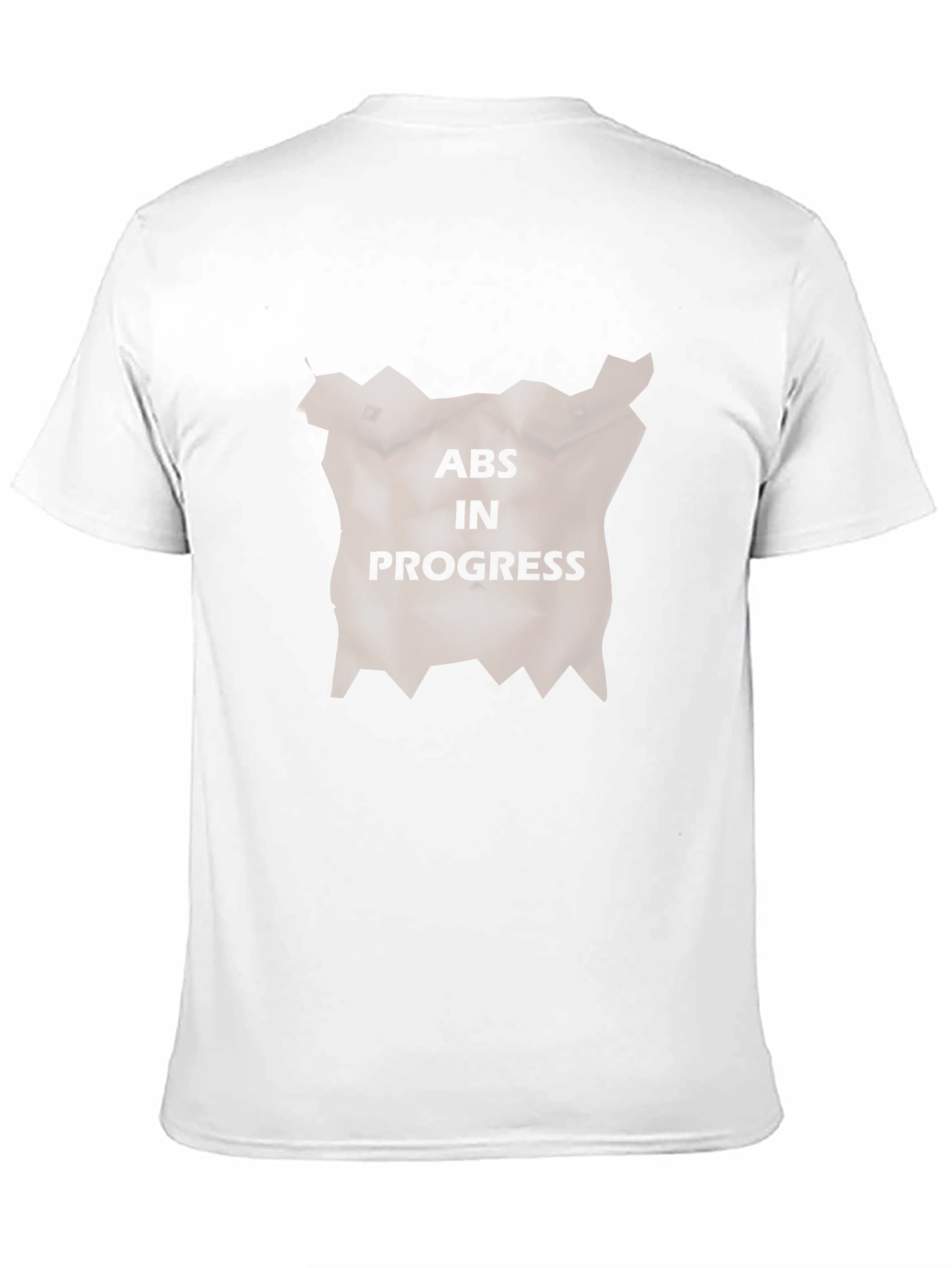 Black Abs In Progress Men's Black Graphic Tee view 11