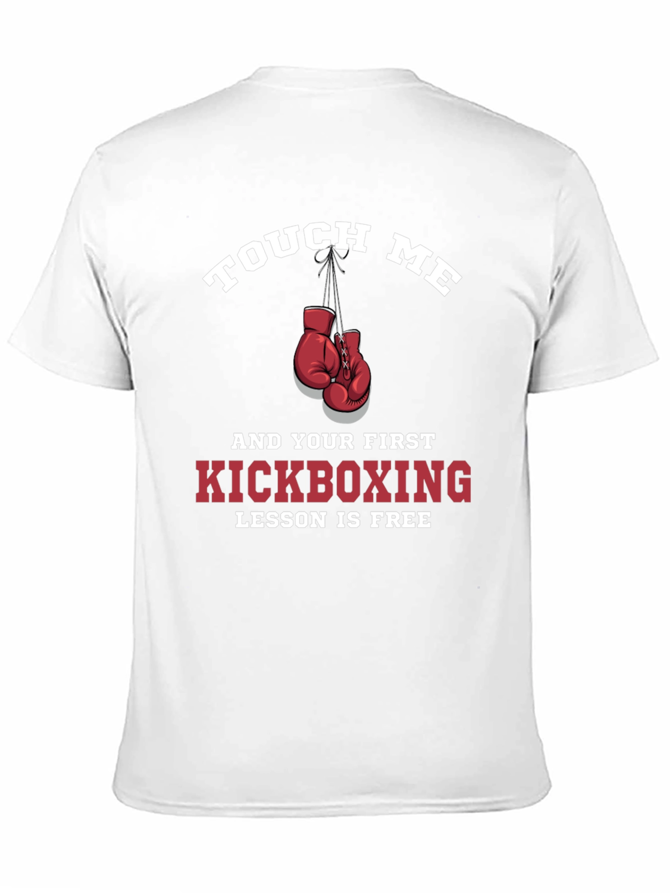 Black Touch Me Kickboxing Lesson T-Shirt view 11