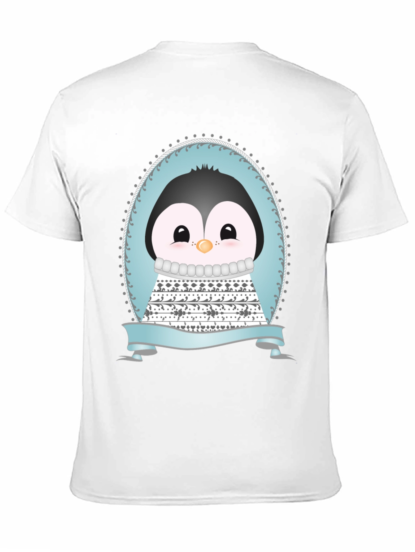 Black Penguin Graphic Tee - Cute Cartoon Design view 11