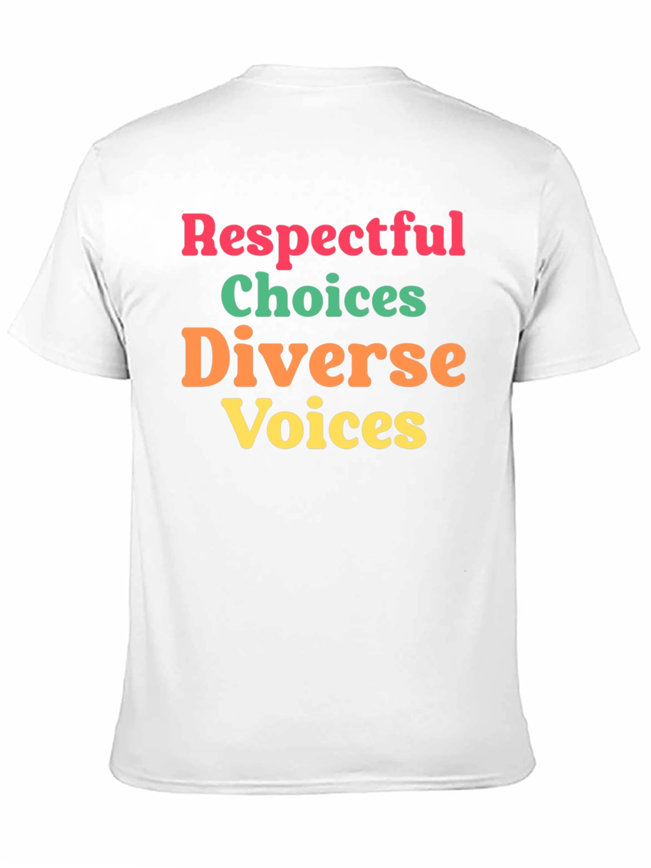 Black Respectful Choices T-Shirt view 11