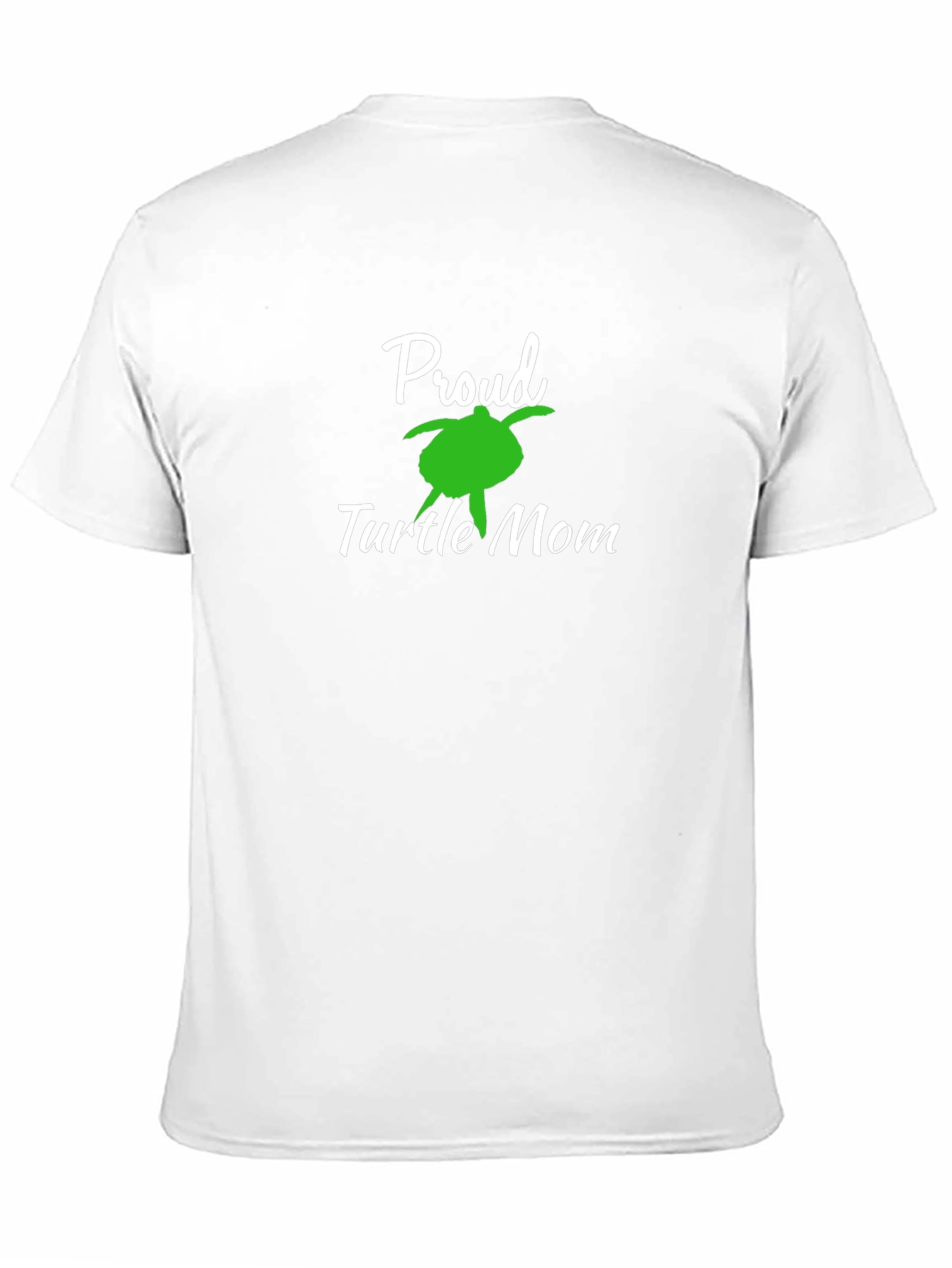 Black Proud Turtle Mom T-Shirt view 11