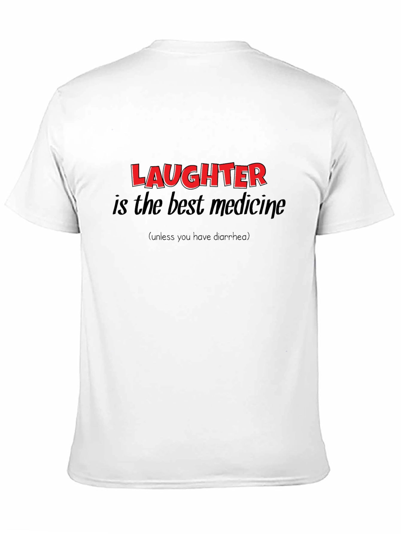 Black Laughter is the Best Medicine Graphic T-Shirt view 11
